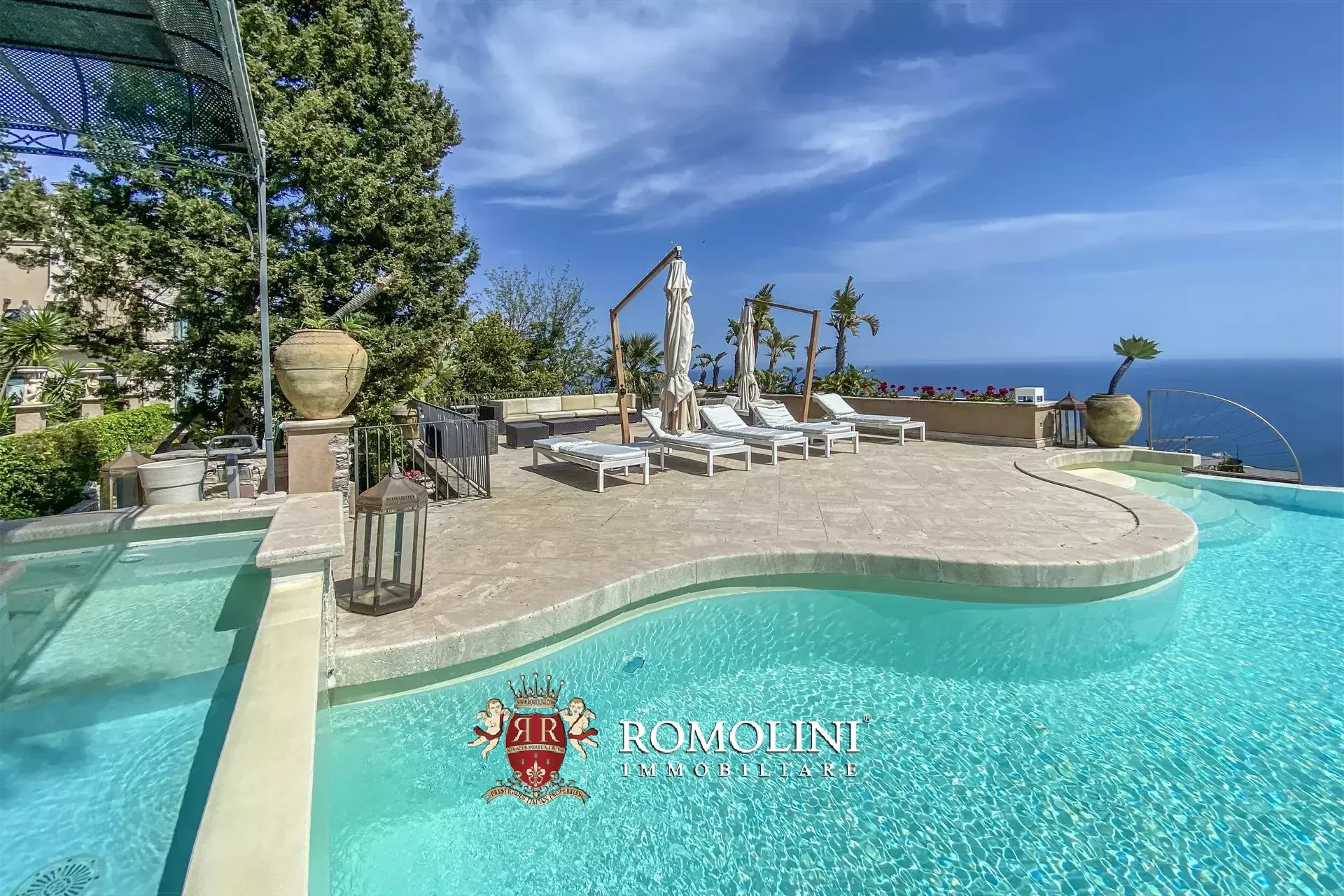 LUXURY SEA VIEW VILLA WITH POOL FOR SALE IN TAORMINA, SICILY