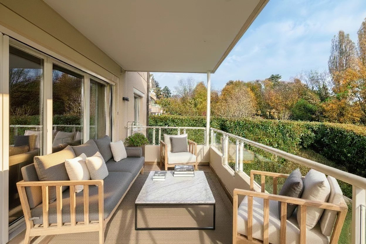 Eleganz und Gelassenheit in Cologny - Außergewöhnliche Wohnung mit Terrassen