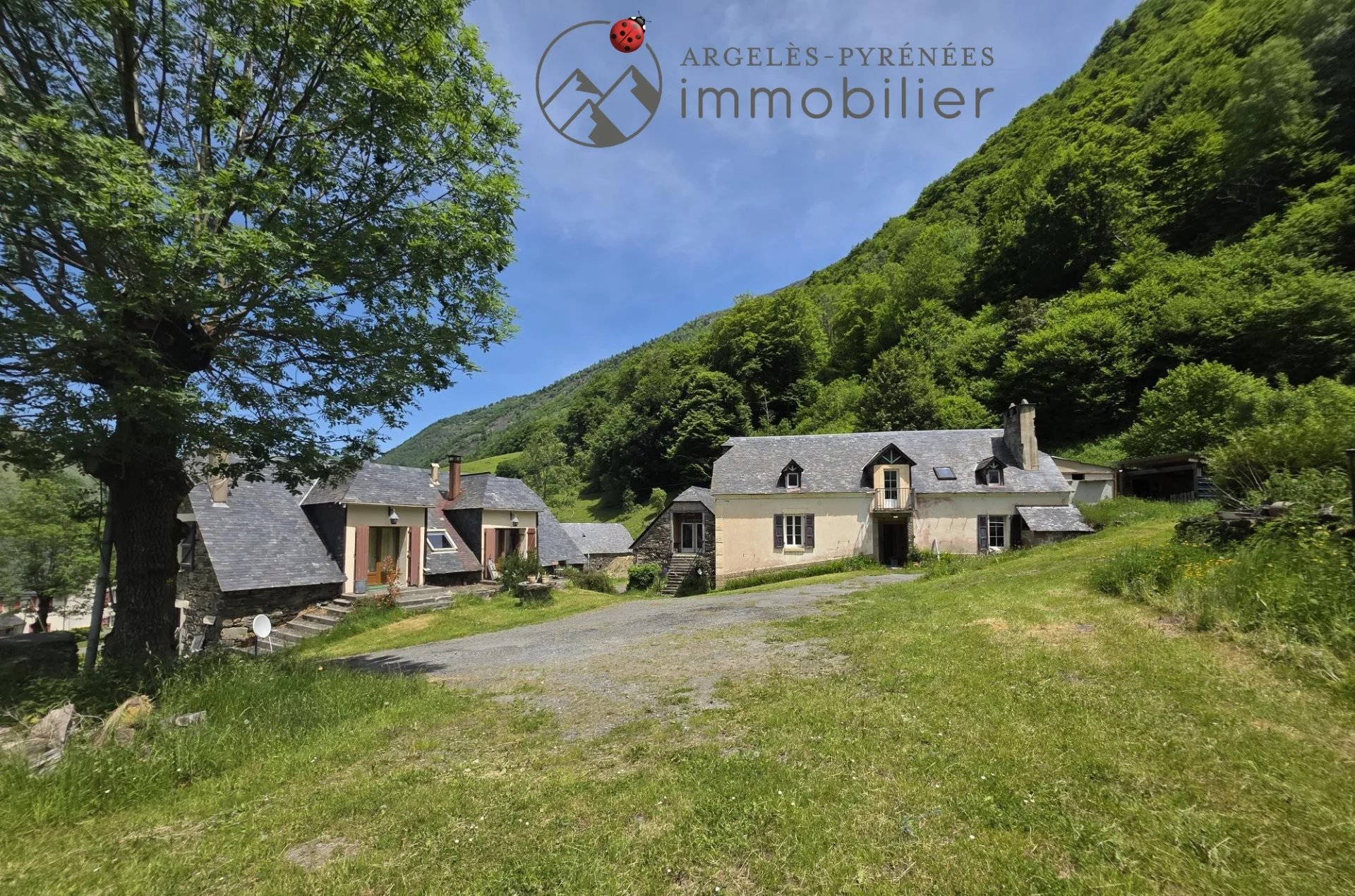Ensemble immobilier de 3 bâtiments Val d'Azun Hautes-Pyr
