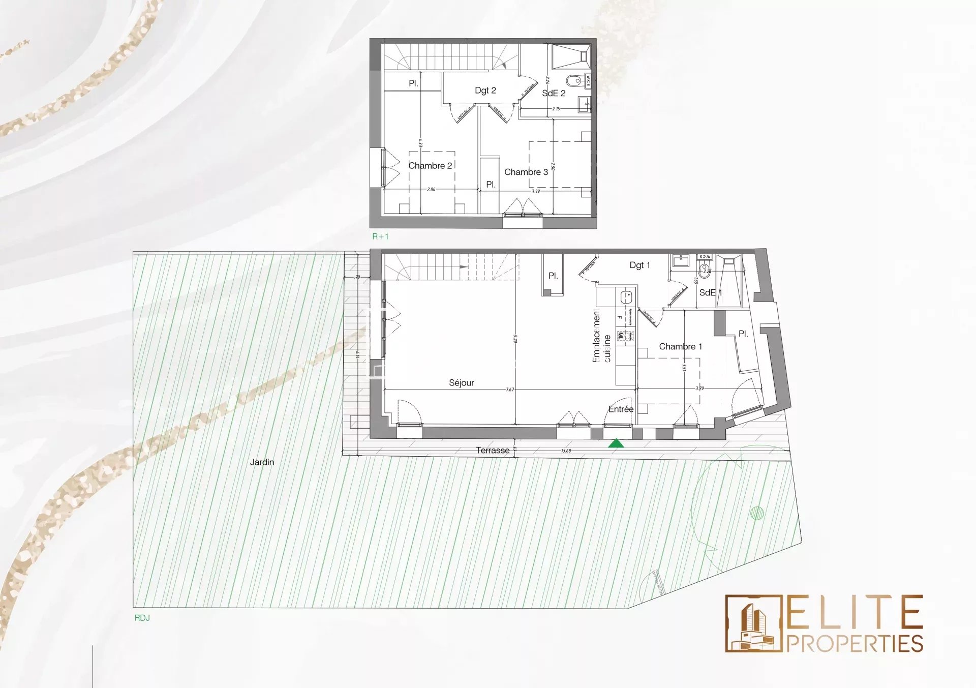 DUPLEX 4 PIÈCES DE 83 m² + JARDIN & PARKING – MOUANS-SARTOUX - Photo 3