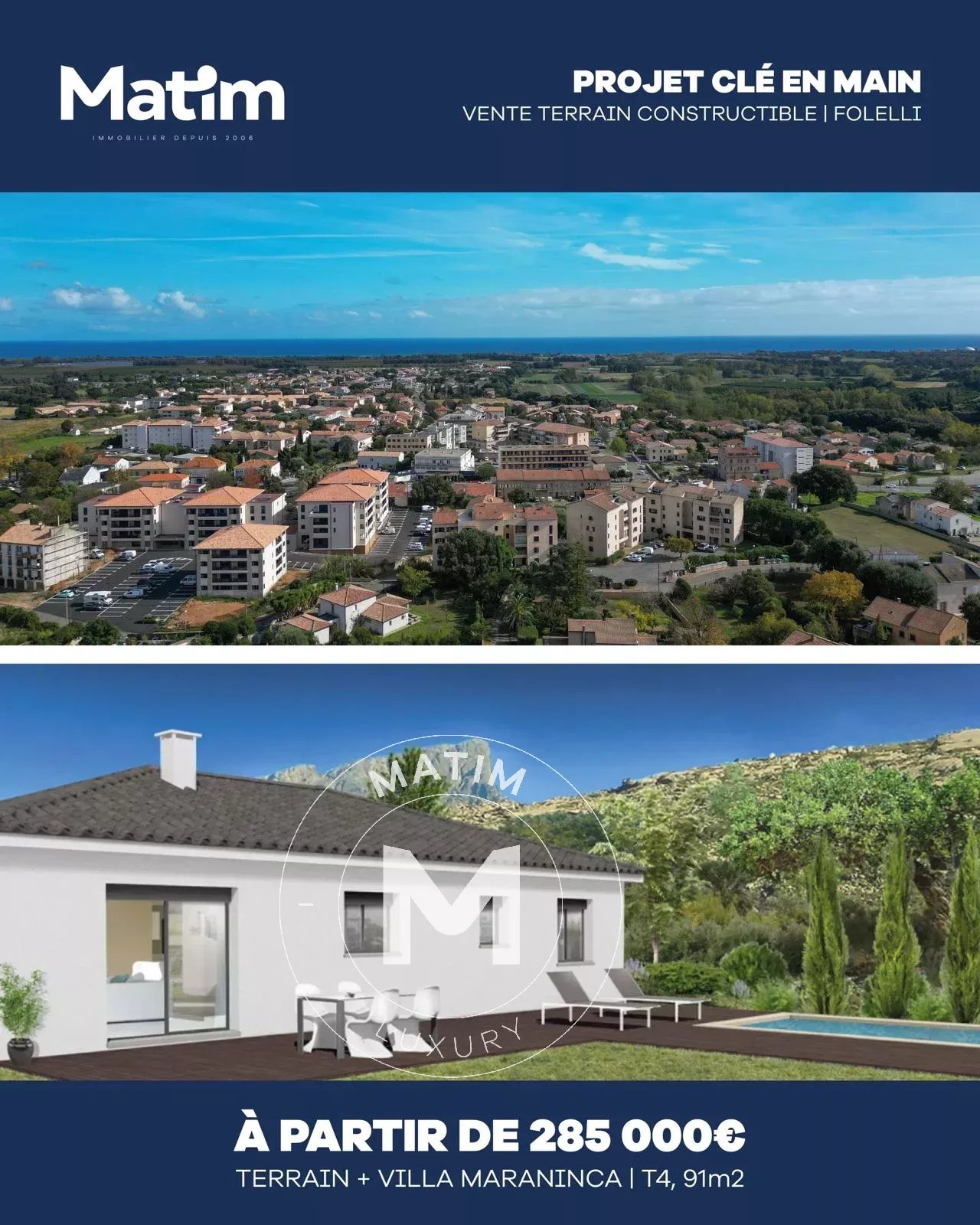Folelli - Villa T4 de plain pied