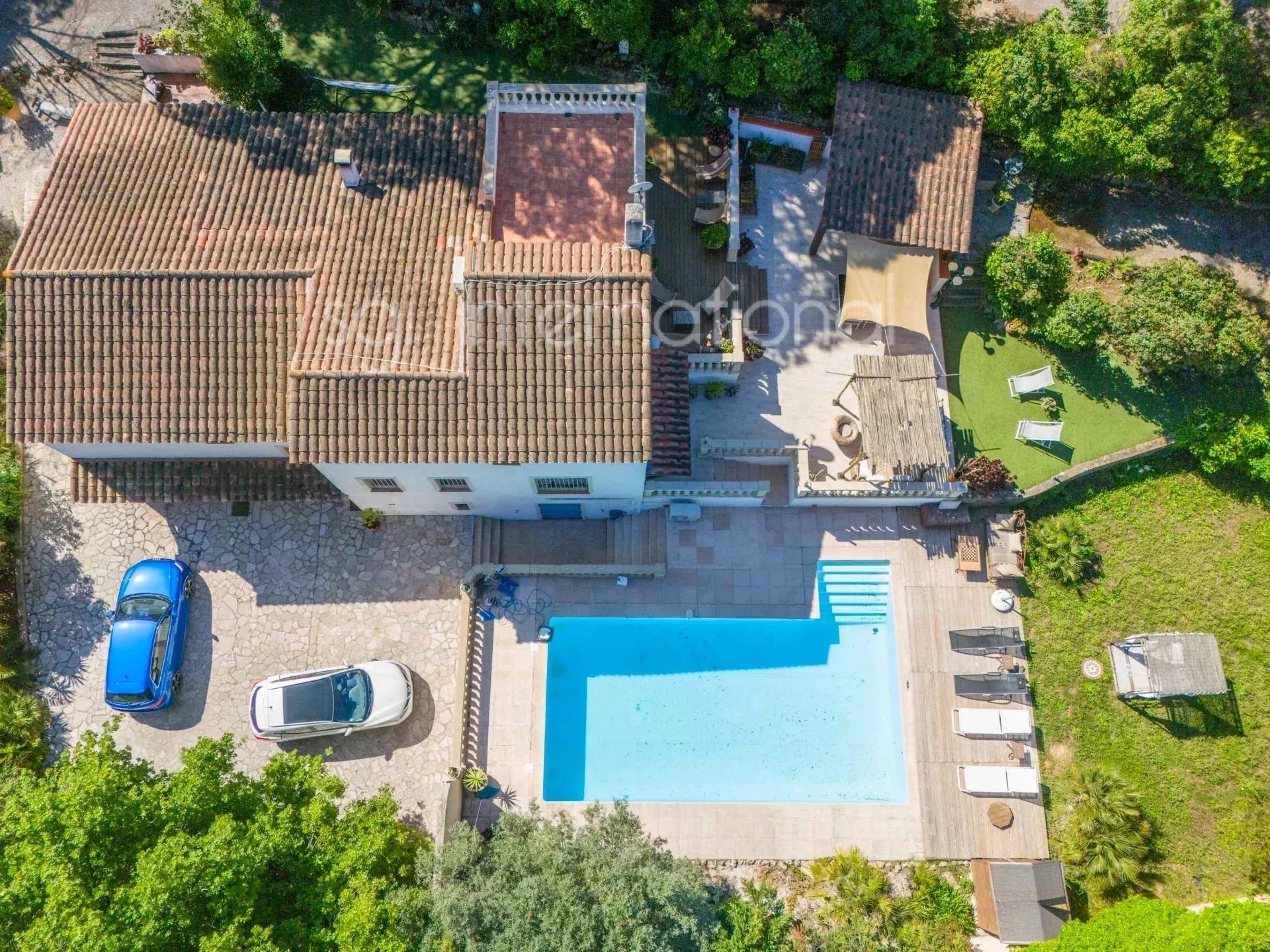 Sainte-Maxime: Beautiful villa near the Nartelle beach.