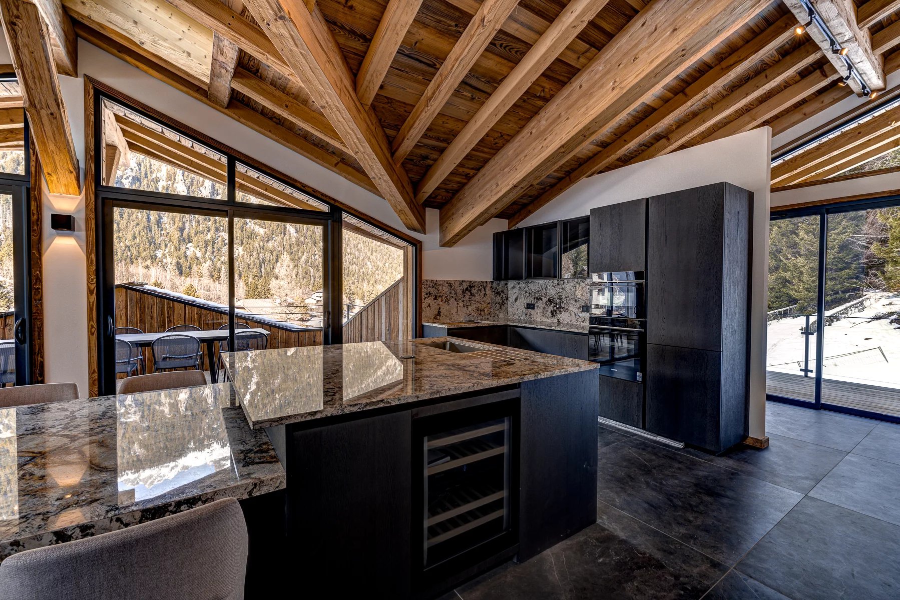 Photo of CHAMONIX – A recently completed, luxury 5-bedroom chalet with pool in le Lavancher