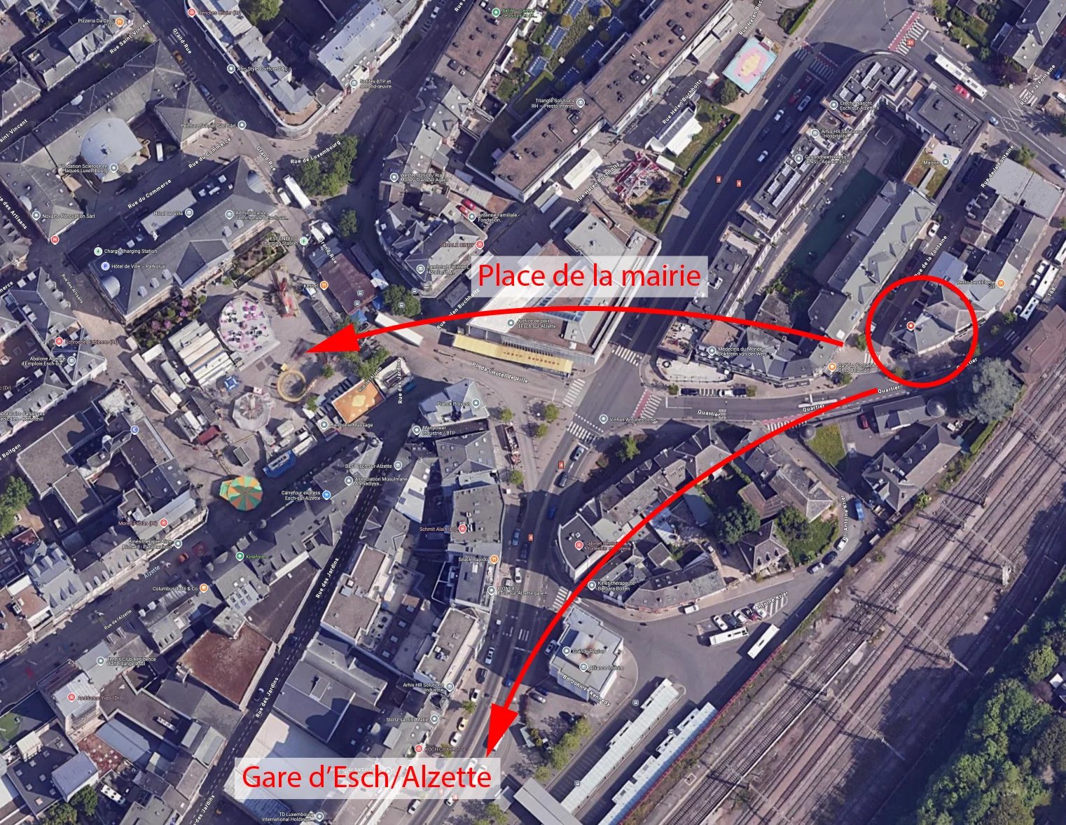 Sale Retail space Esch-sur-Alzette Brill