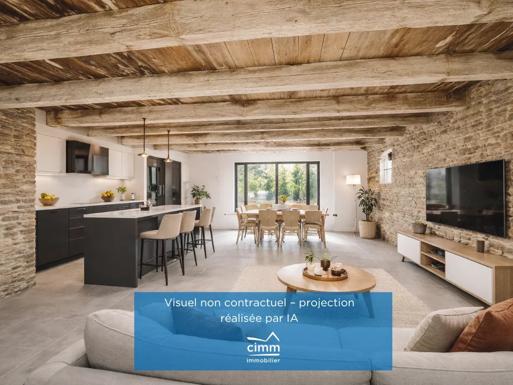 Corps de ferme à rénover sur un terrain de 814 m² - Photo 4