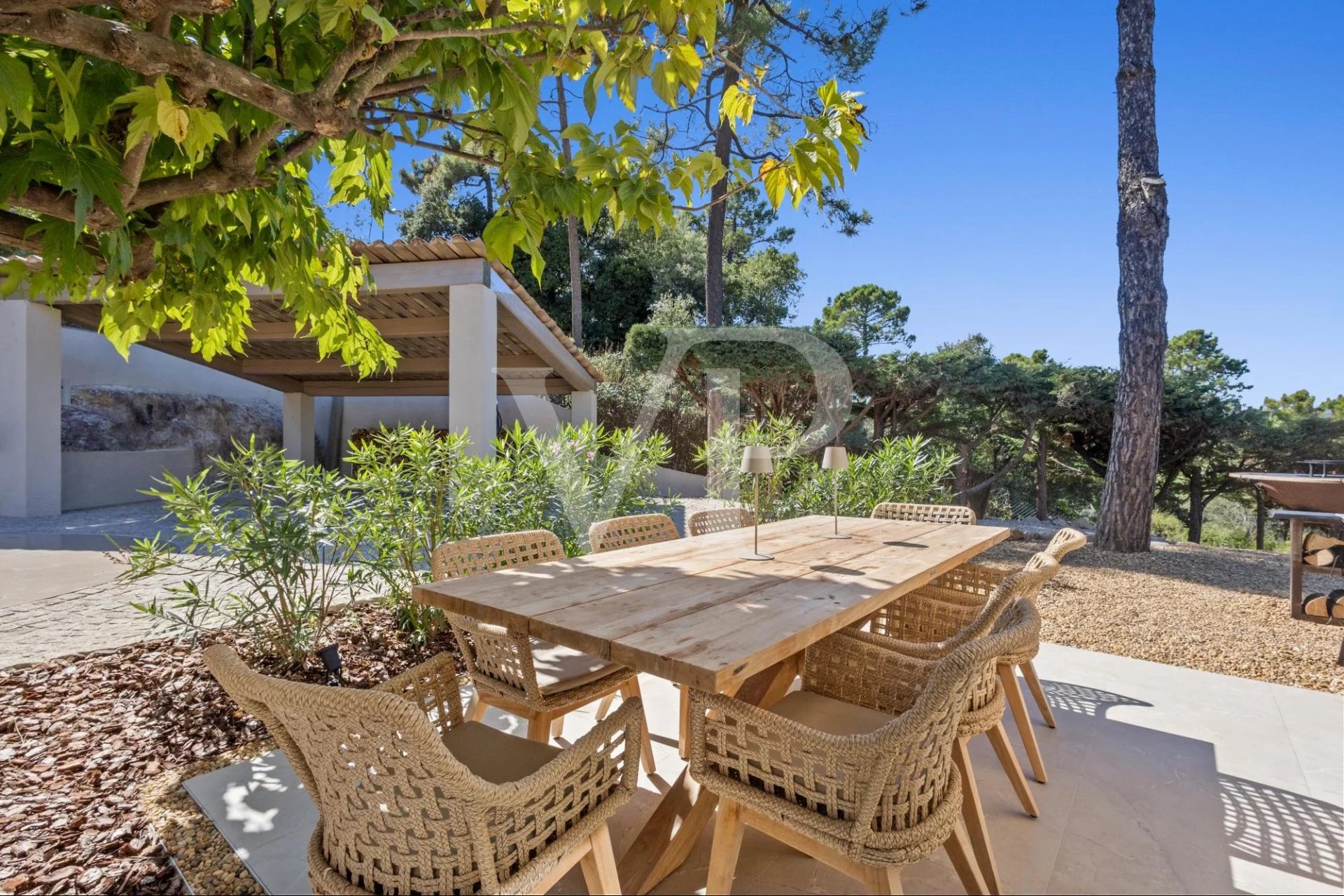 Near Cannes —  Contemporary Elegance with Sea View