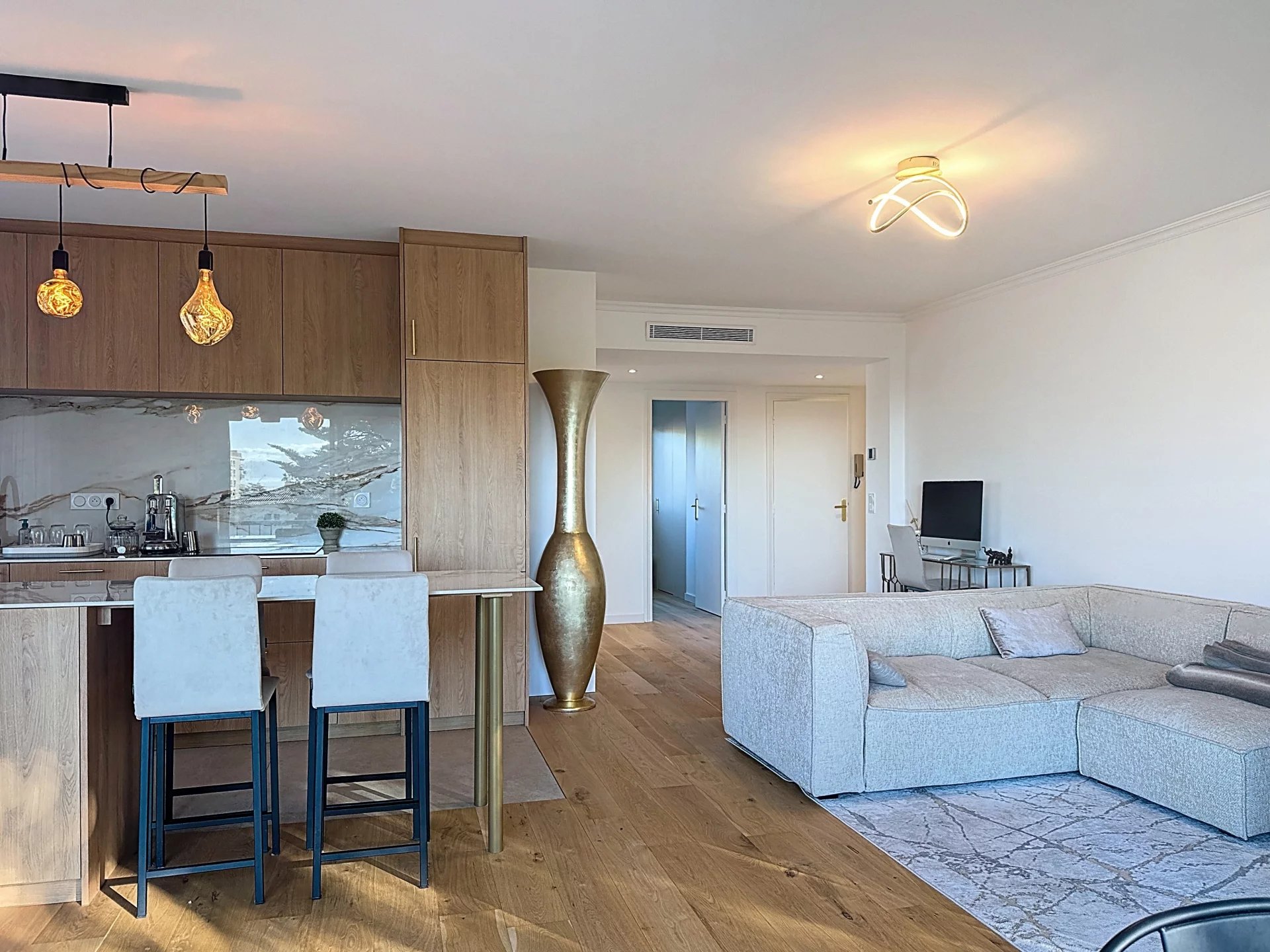 Le Cannet Vente appartement 3 pièces rénové