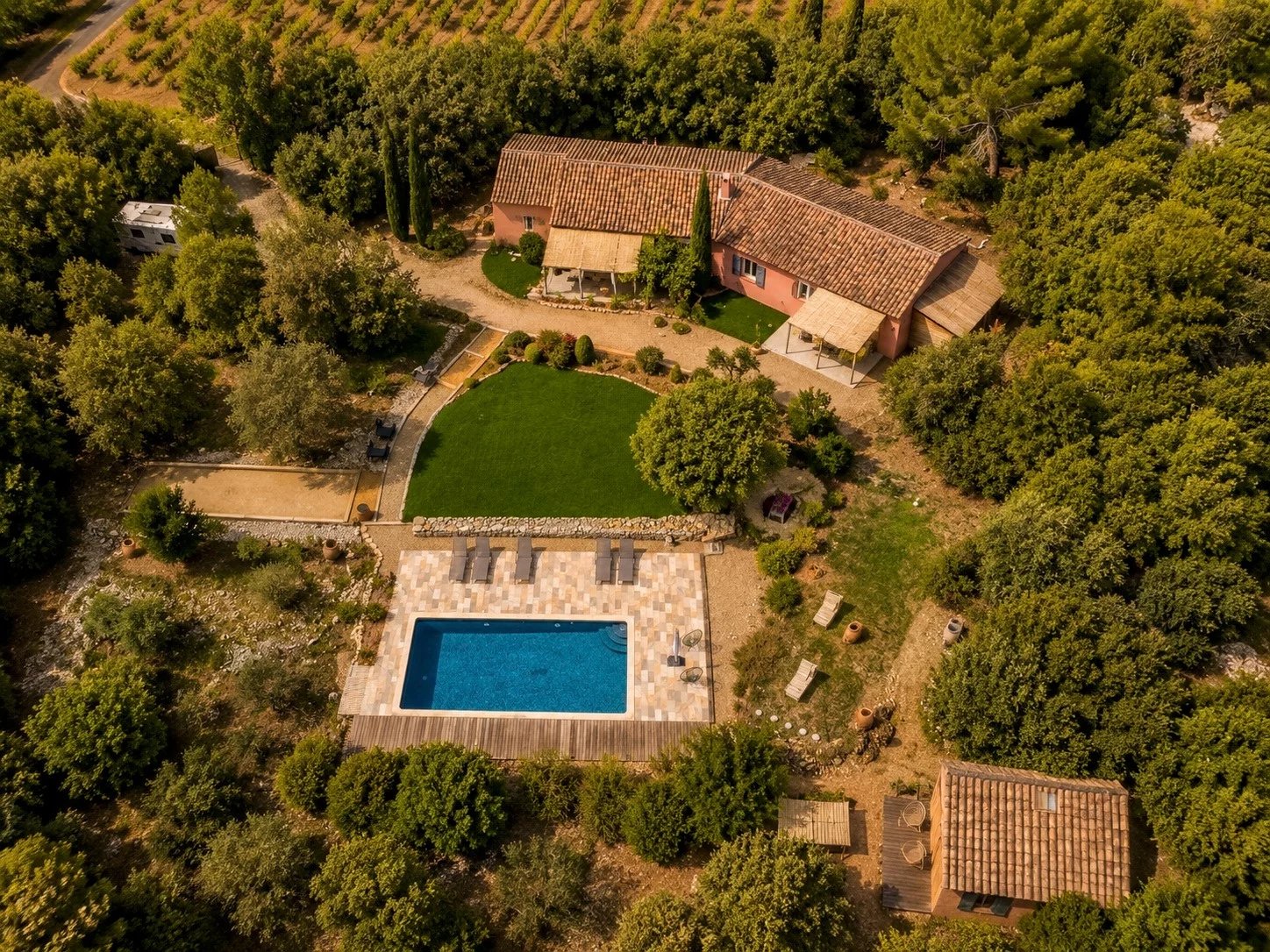 Elegant 4-Bedrooms Villa with Pool in Correns, France