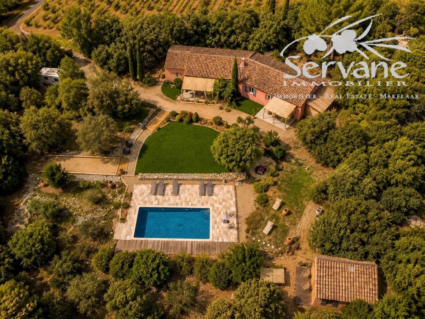 Elegant 4-Bedrooms Villa with Pool in Correns, France
