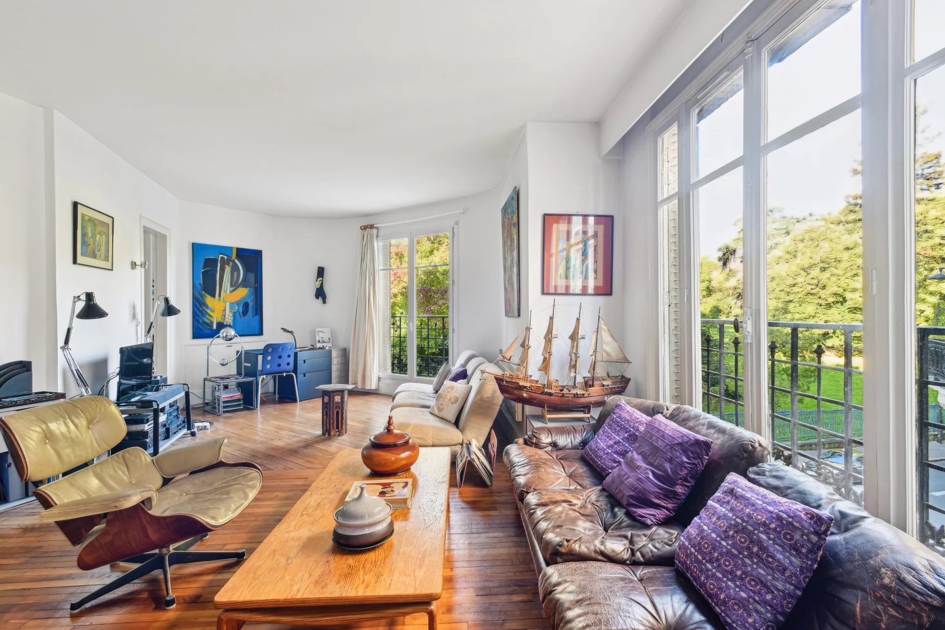 Paris 14th - Montsouris - unobstructed view of the park