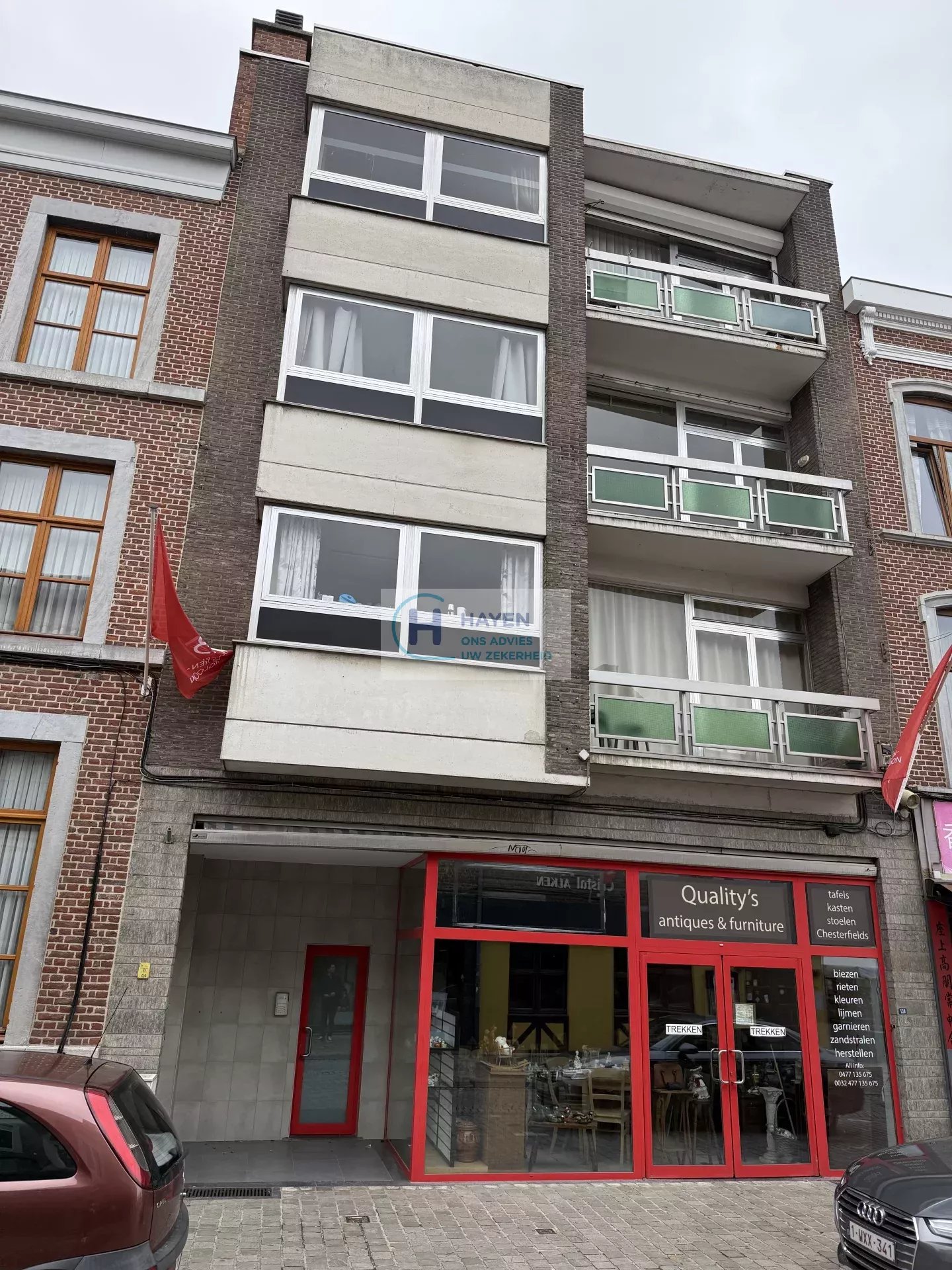 Appartement in het centrum met 3 slaapkamers en terras