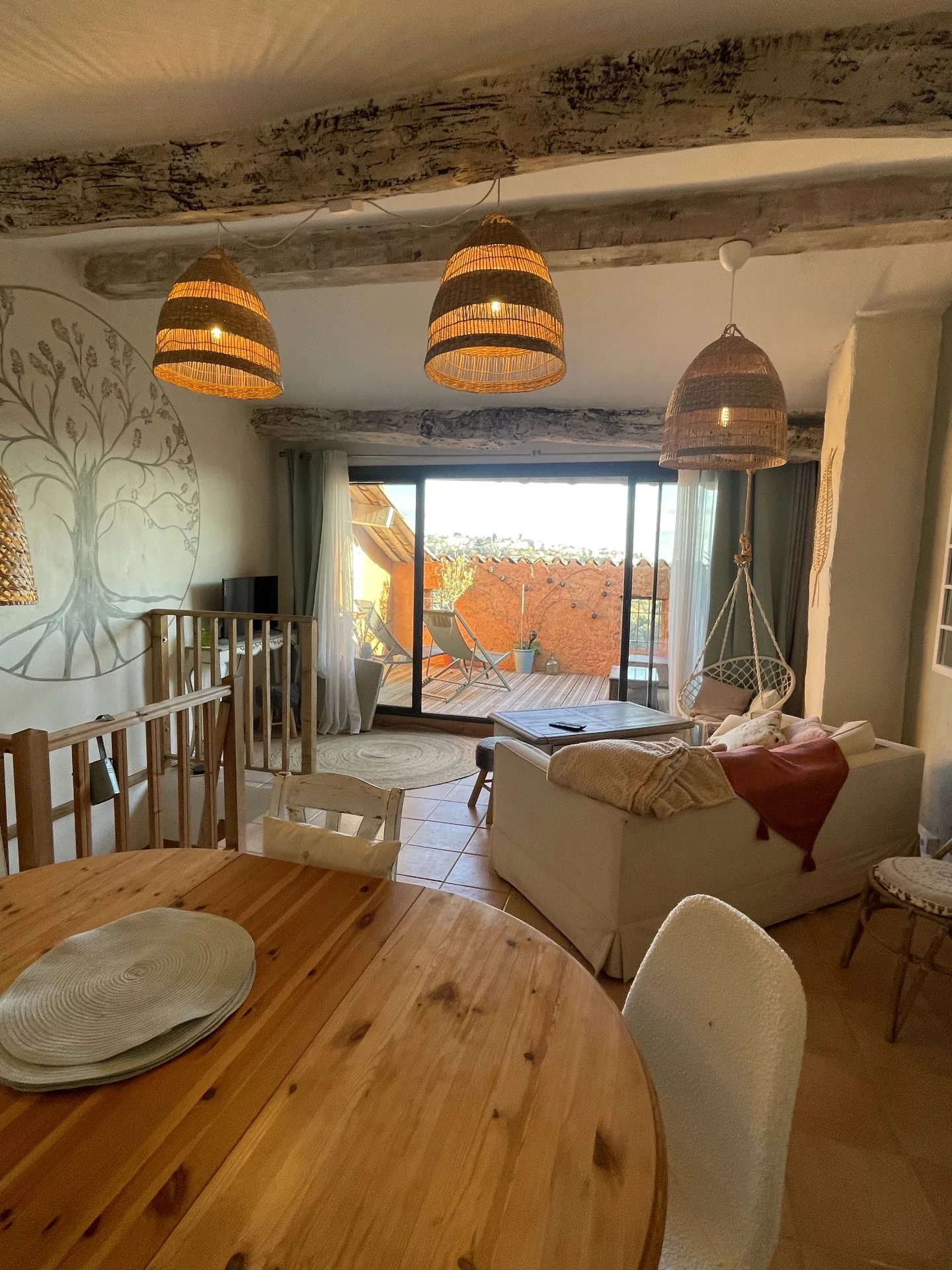 Beautiful renovated village house with roof terrace - Callian