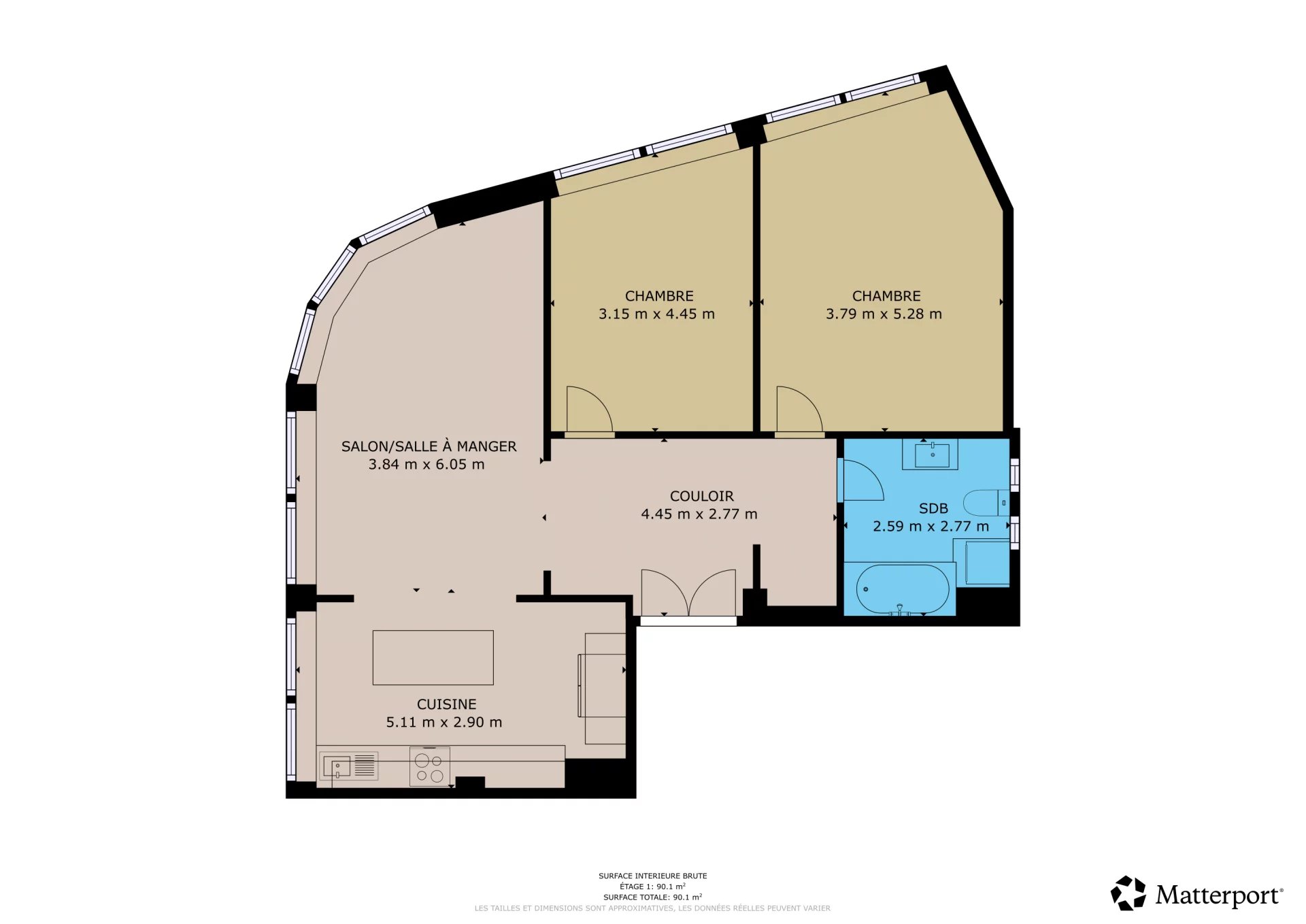 Bénéfice principal	Schifflange : appartement rénové 2020, grenier de 33 m² à aménager — photo 13