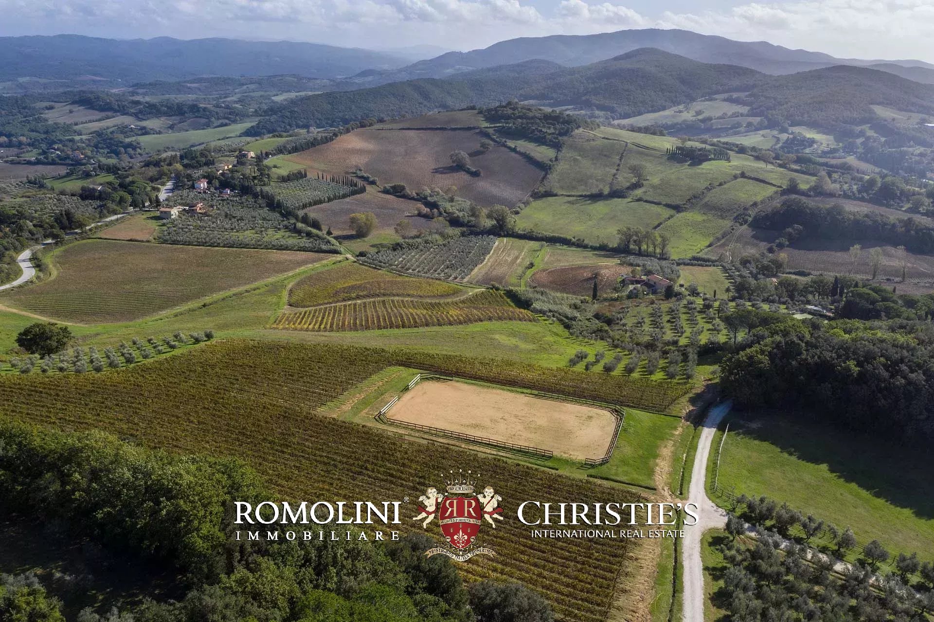 EQUESTRIAN SEA VIEW WINE ESTATE WITH VINEYARDS FOR SALE CLOSE TO BOLGHERI, TUSCANY