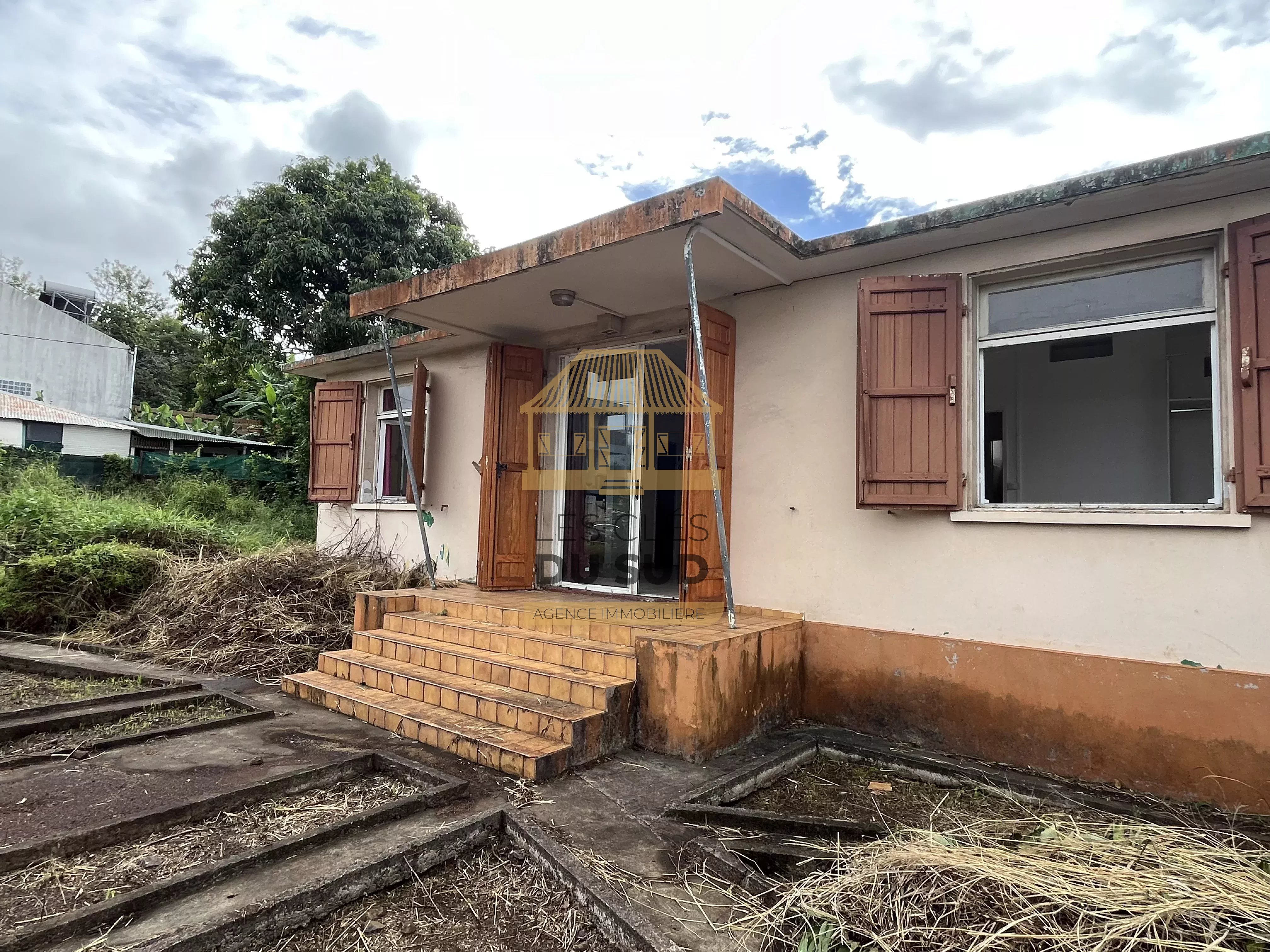 Maison T4/5 de plain pied à vendre sur la Rivière Saint Louis 97421