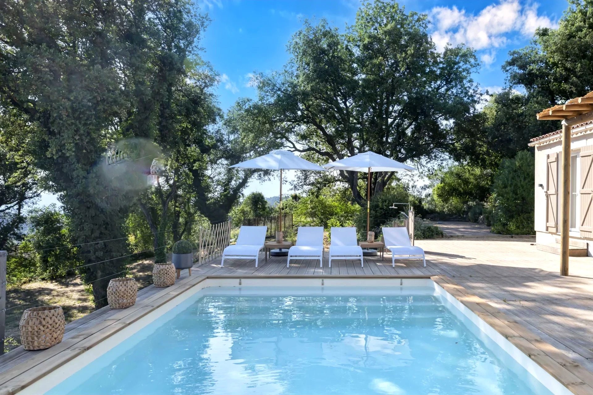 Charmantes Haus mit Pool und atemberaubender Aussicht - La Garde-Freinet