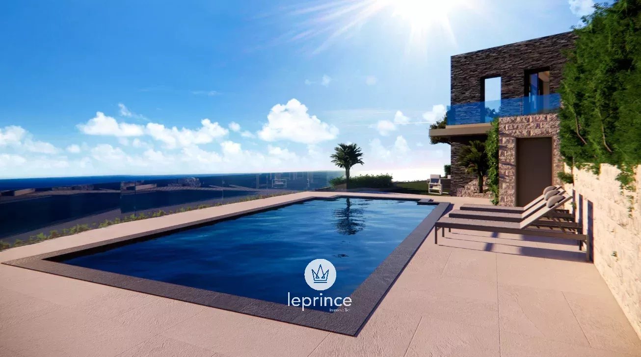 Roquebrune Cap Martin - Villa Contemporaine - Vue Mer