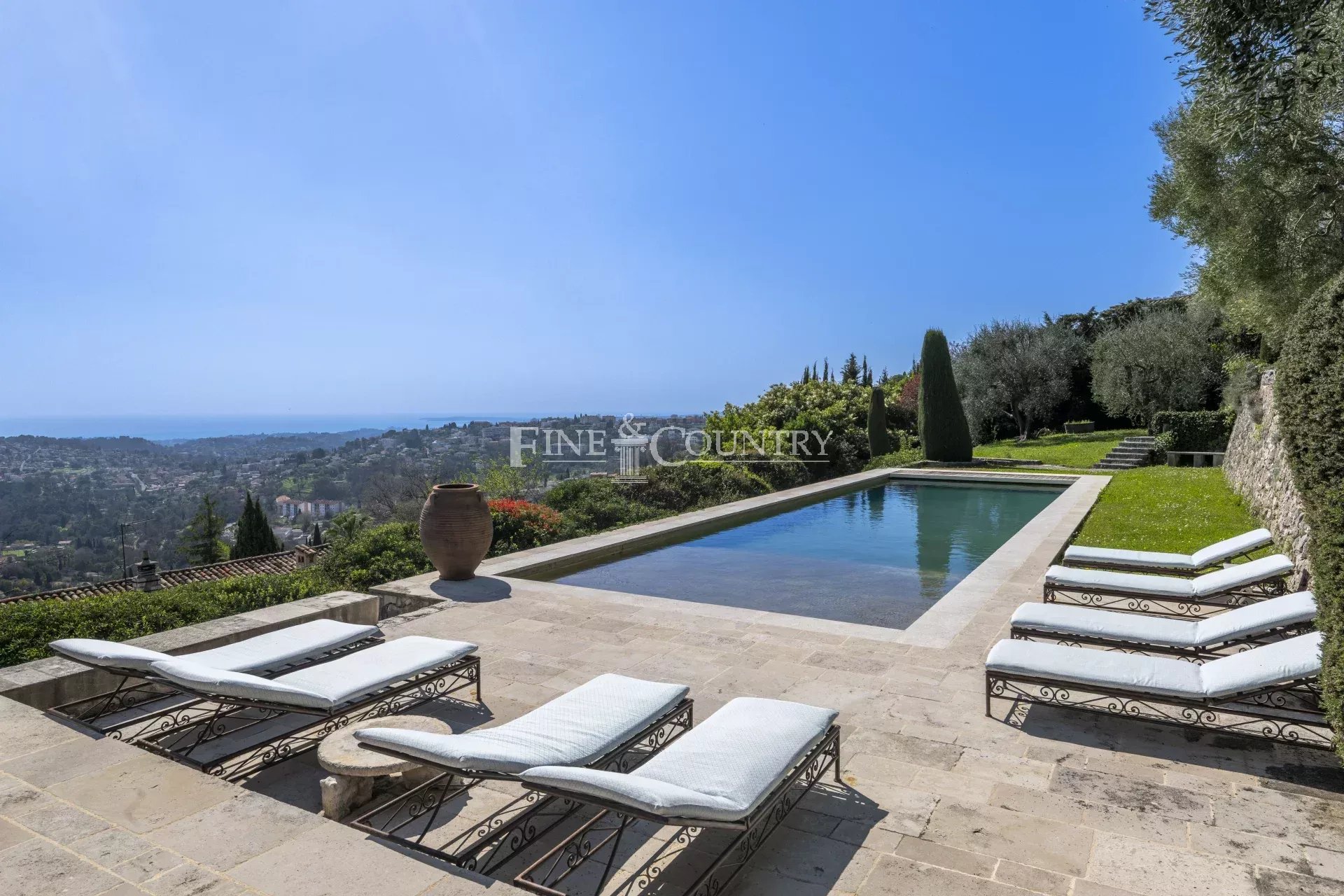 Photo of Stone property for sale, Vence, panoramic views