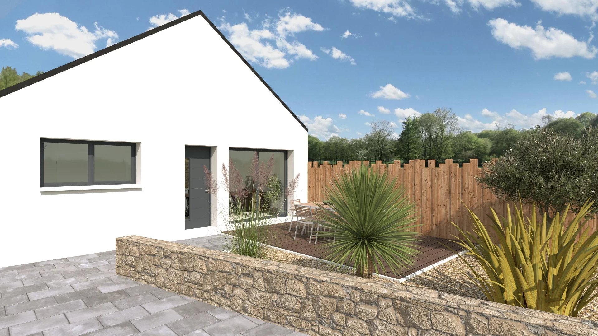 Terrain constructible viabilisé au cœur de Nivillac