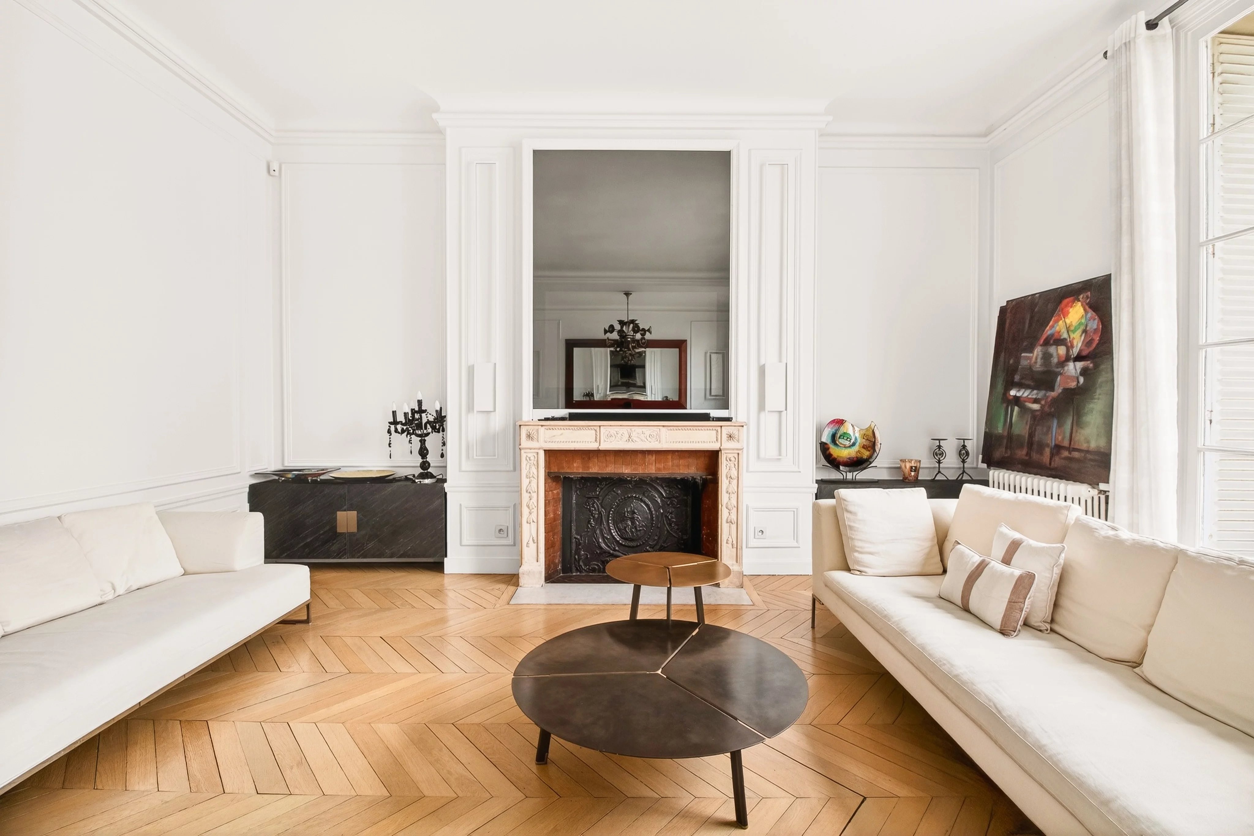 PARIS 17th – NIEL – FAMILY DUPLEX – TOP FLOORS – Continuous Balconies