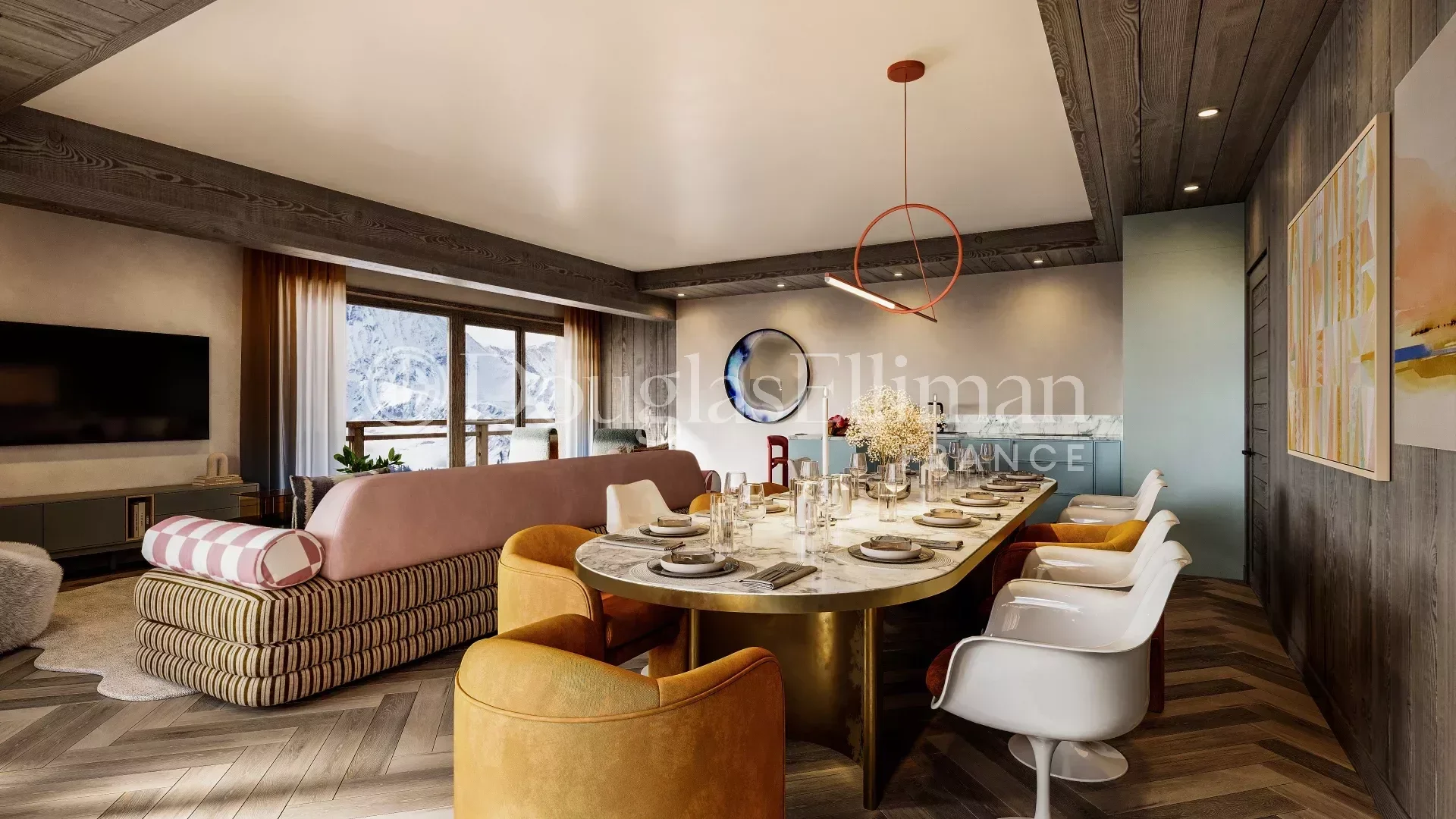 COURCHEVEL – Trois lodges de 5 chambres avec salle de cinéma - Image nᵒ3