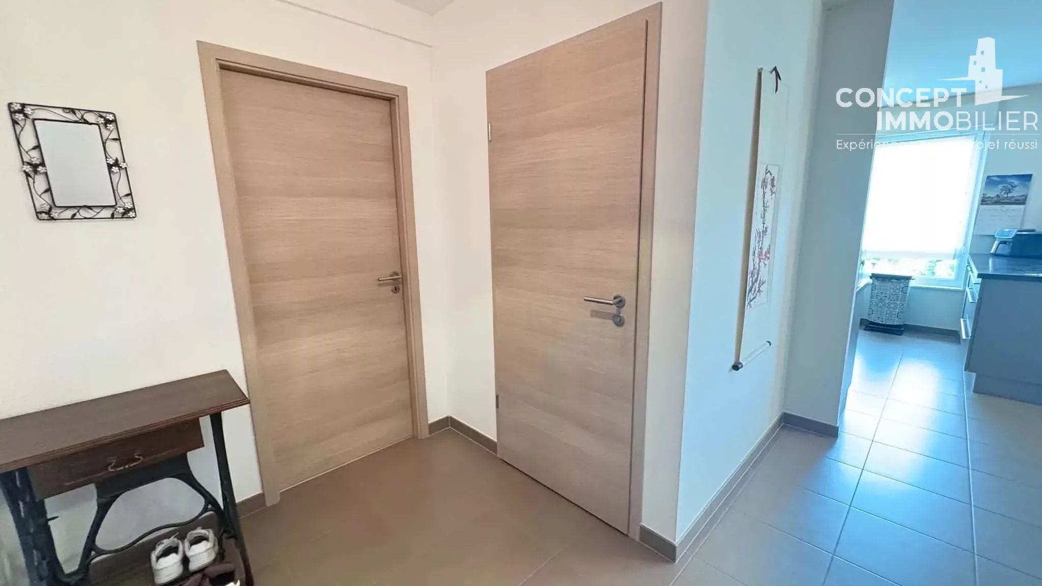 Appartement F3 à vendre, balcon,  box en sous sol