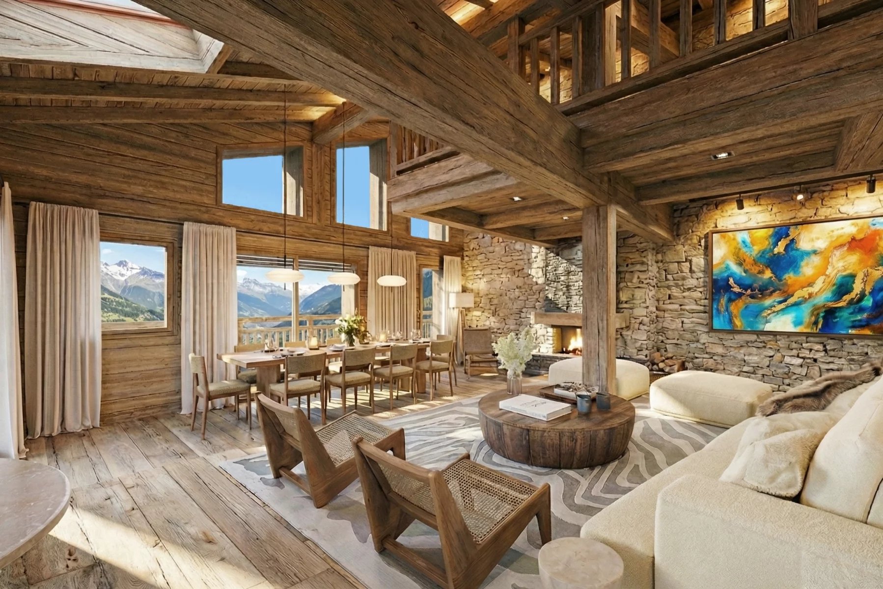 Photo of MEGEVE – New-build, high-quality 6-bedroom family chalet near to the centre