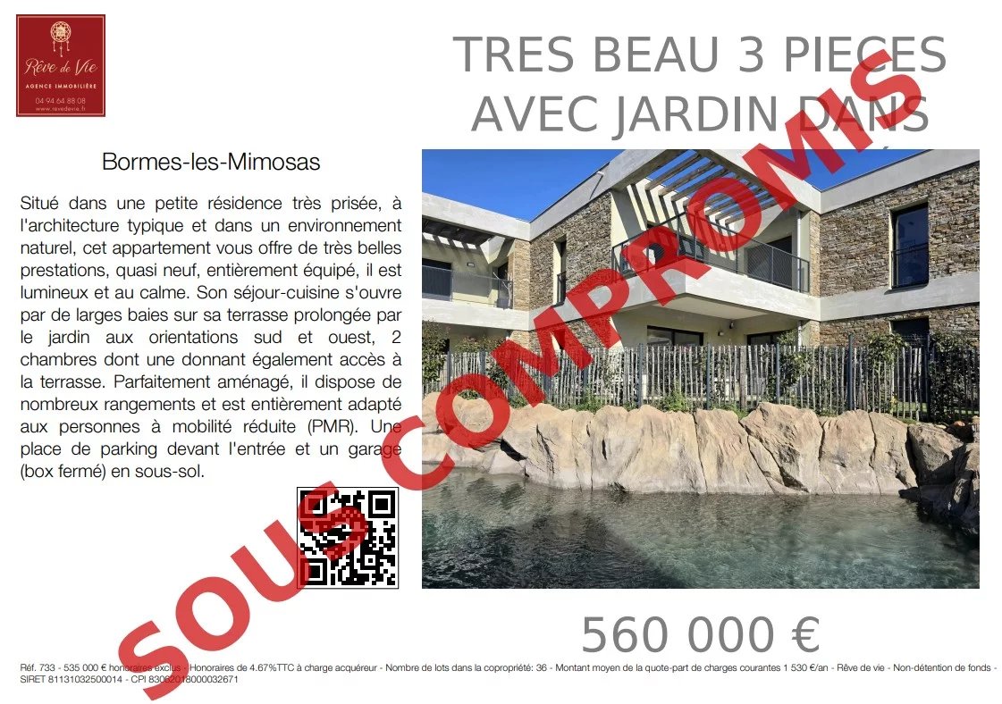 Sale Apartment Bormes-les-Mimosas