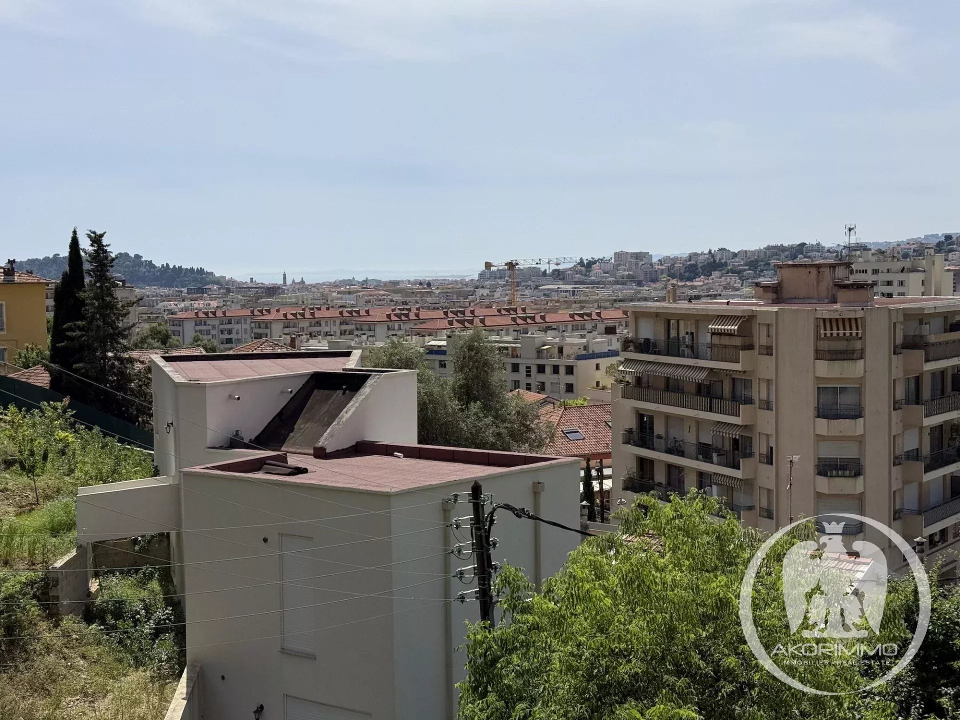 Charmante maison niçoise vue mer à Nice Est.