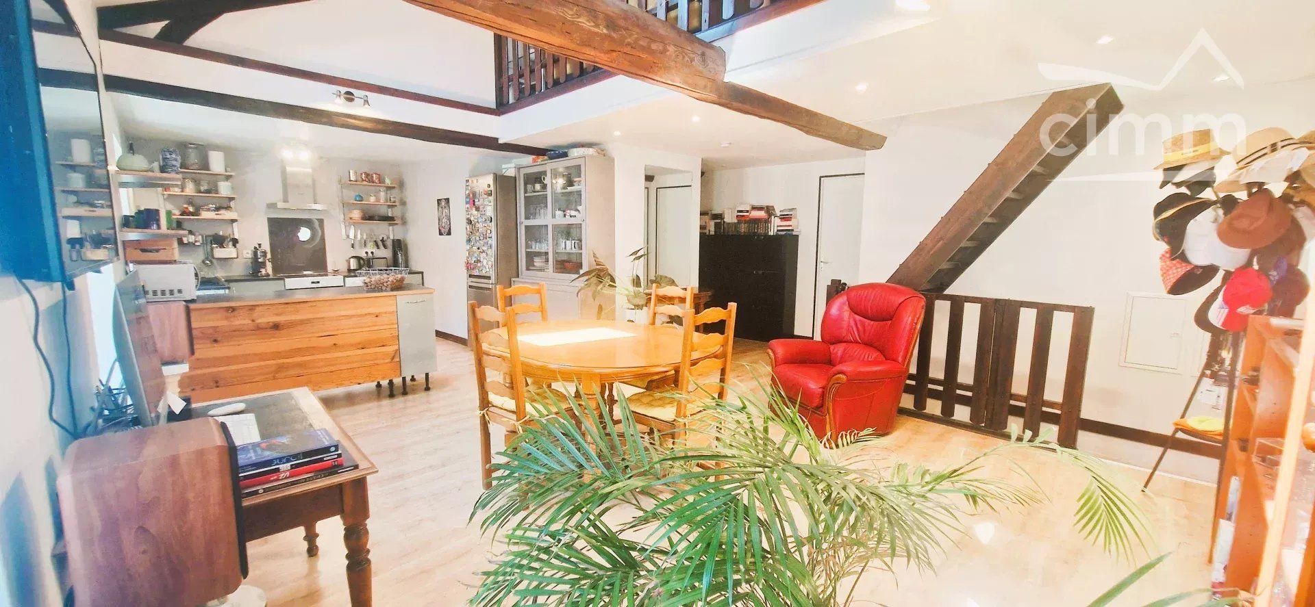 Superbe duplex rénové de 101,35 m² au cœur de La Tour-du-Pin