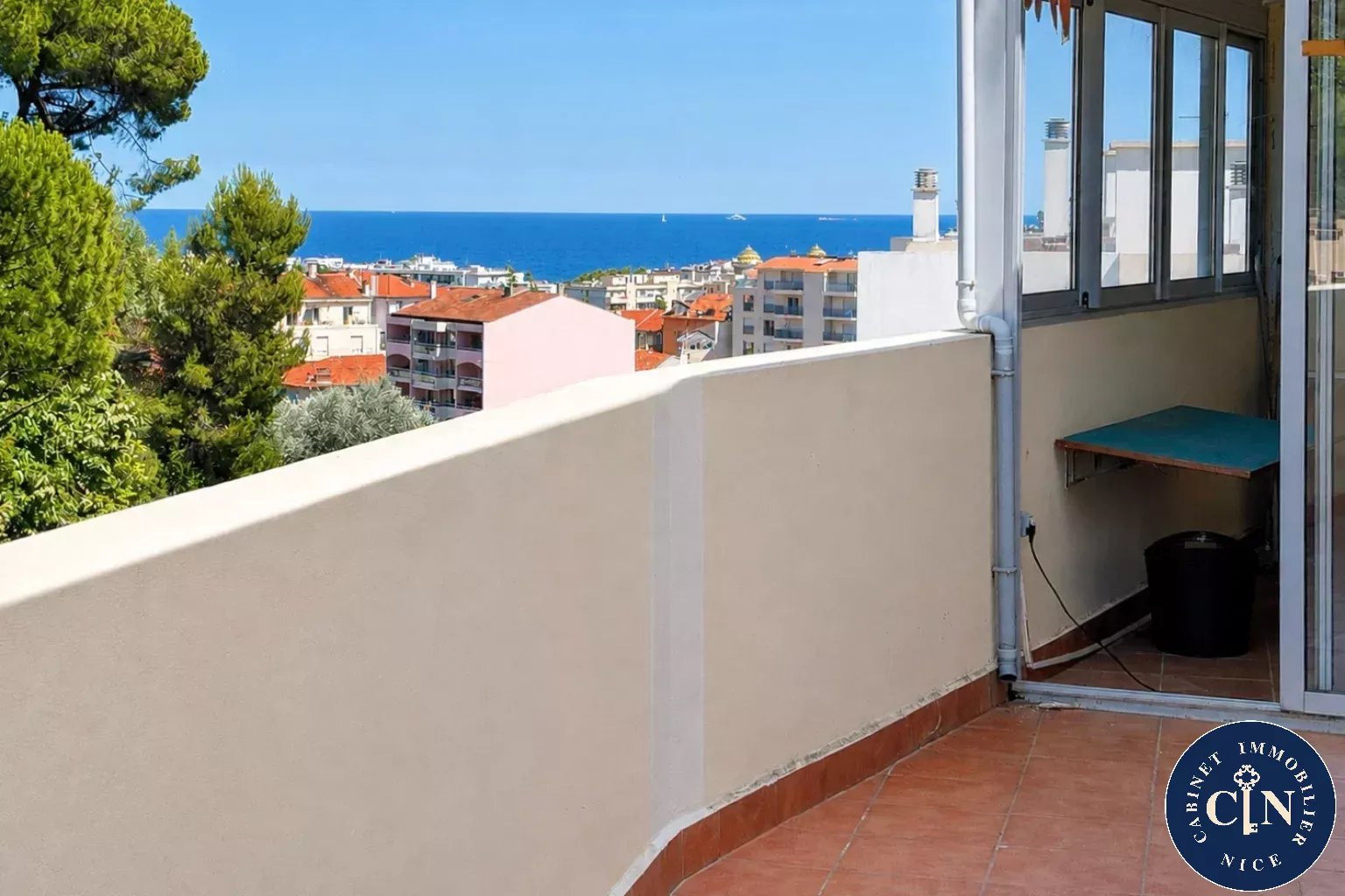 4 pièces – Dernier étage – Toit-terrasse & vue mer – Nice / Magnan — photo 12
