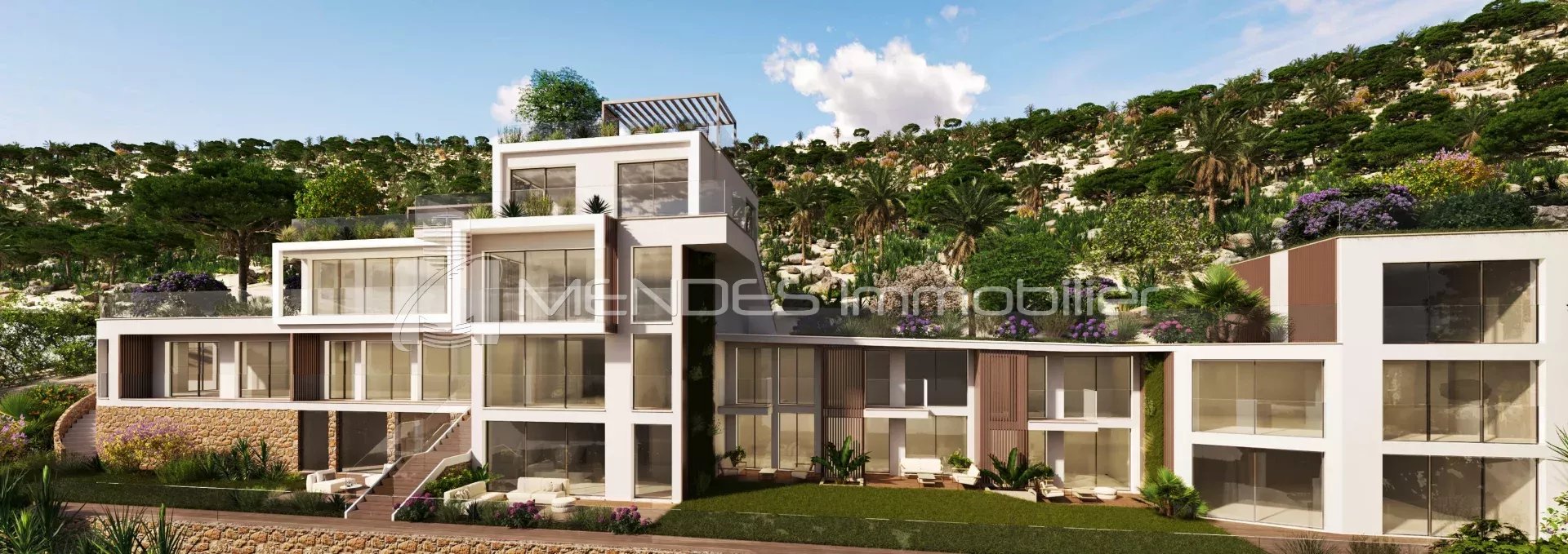 RARE NEW PROJECT PANORAMIC SEA CAP D'AIL