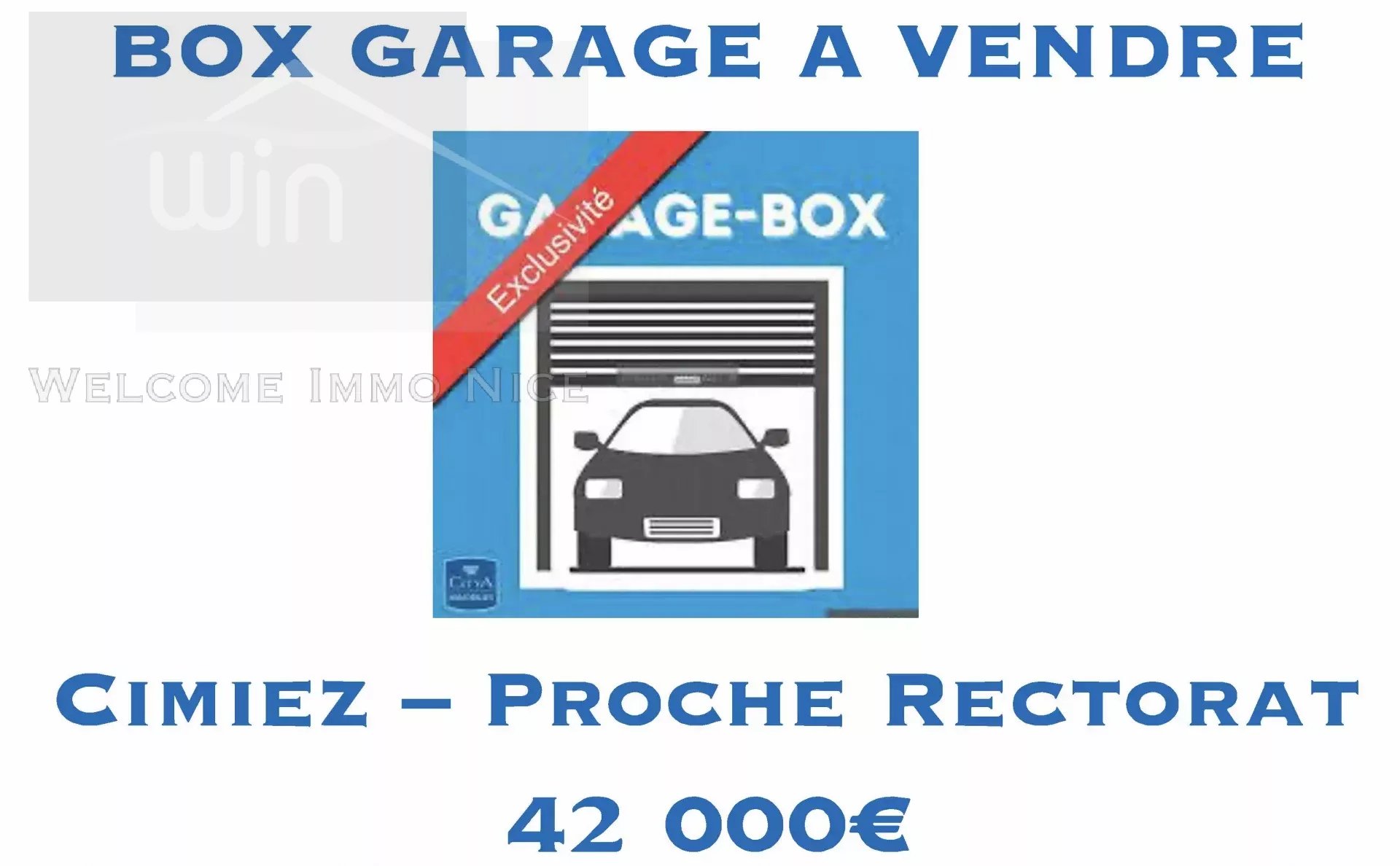 Garage  - Cap de croix - Cimiez - Nice