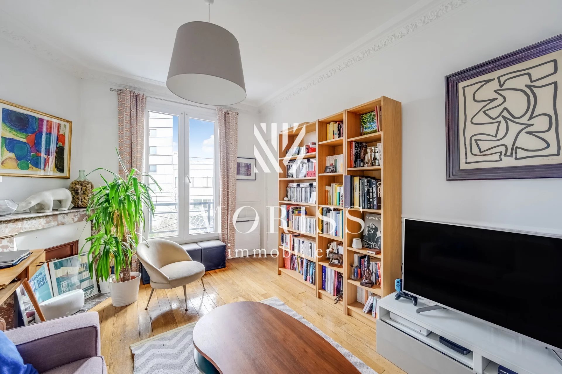 2 pièces de Charme - Lumineux Vue Dégagée / 35.5m2 / Mairie de S - Image Array