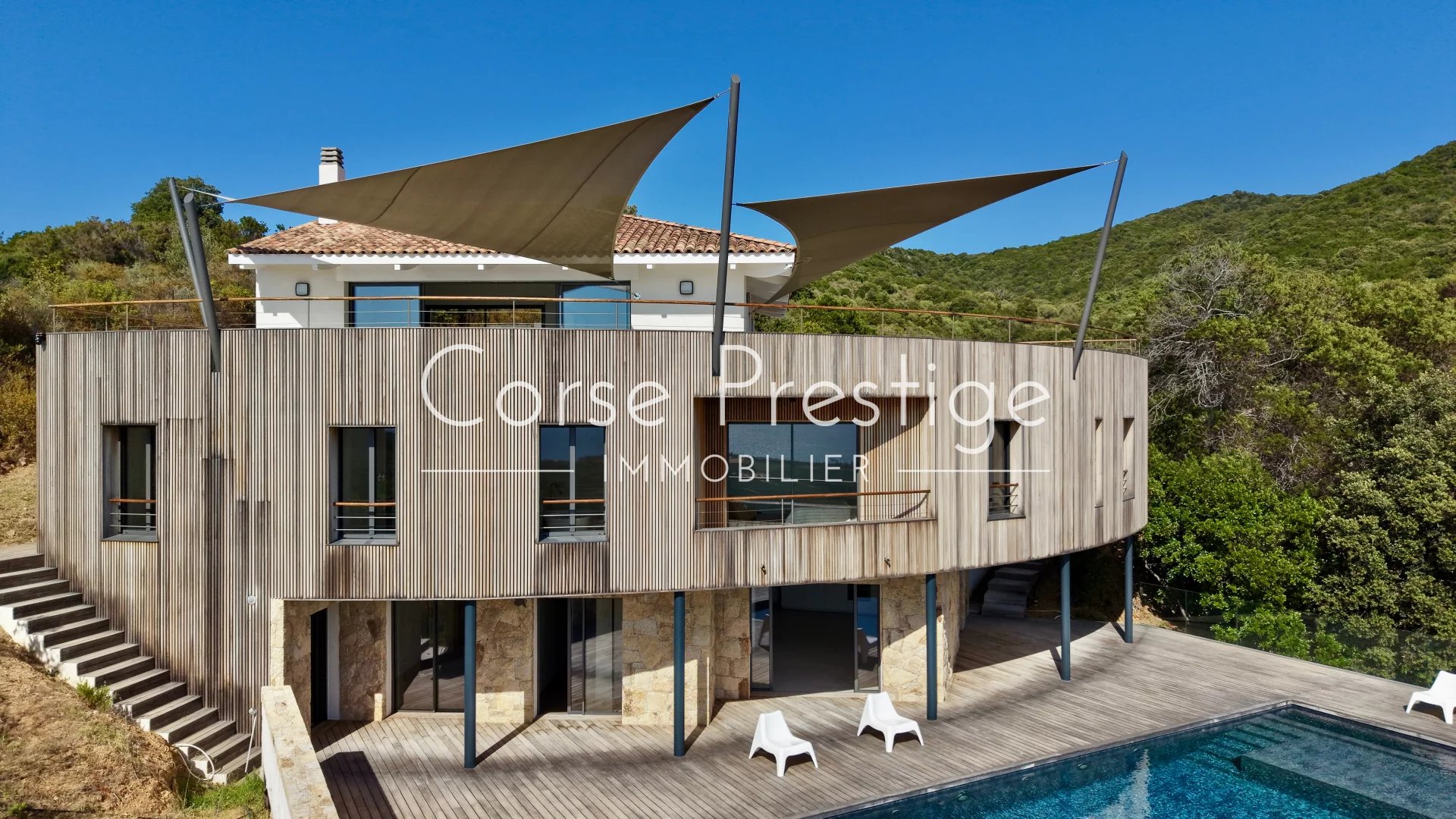 villa contemporaine - domaine d-alzone - porticcio image2