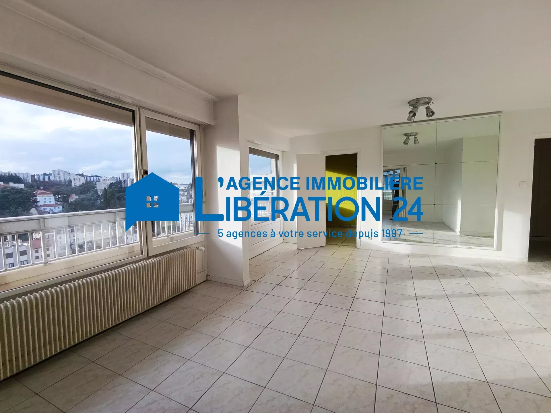 Appartement "Dernier étage" au cœur de Saint-Étienne