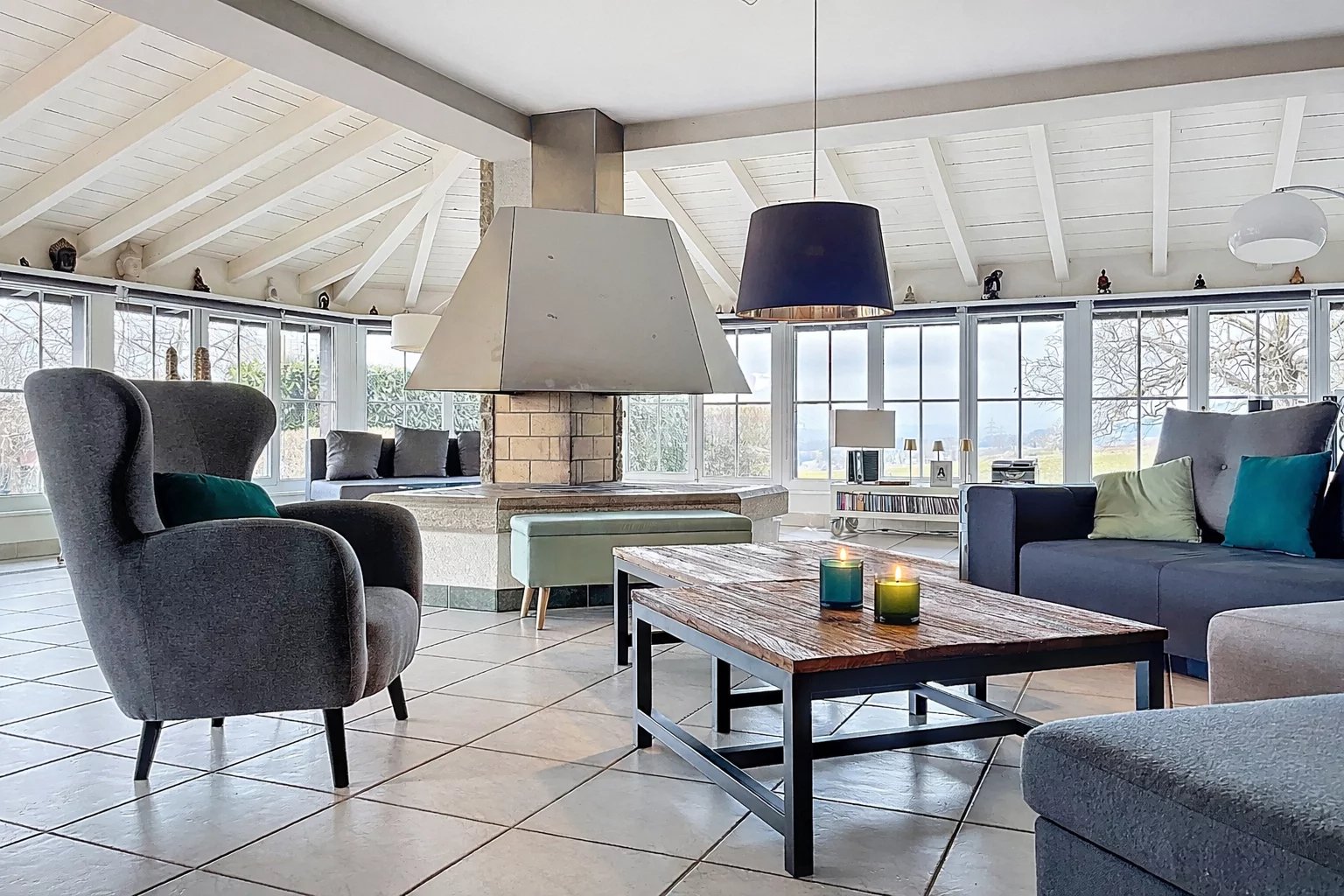 dans un écrin de verdure