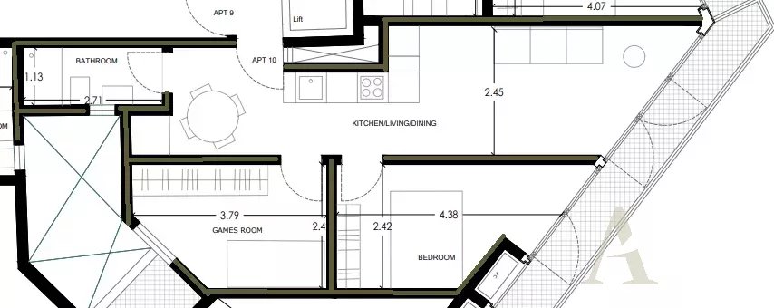 One Bedroom Apartment + Study in St Paul's Bay