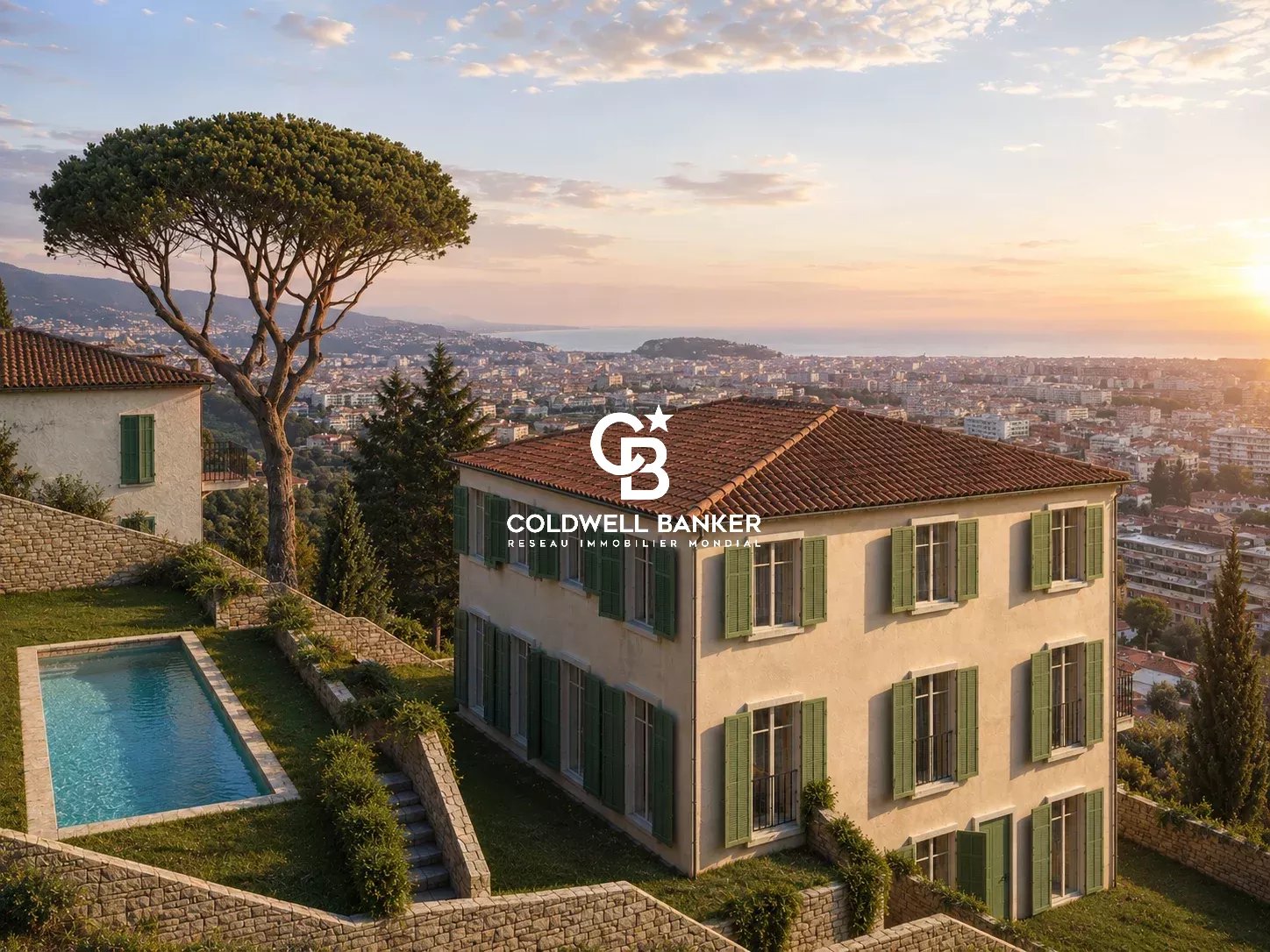 NICE MONT-BORON VINAIGRIER – APPARTEMENT DUPLEX AVEC VUE MER ET JARDIN
