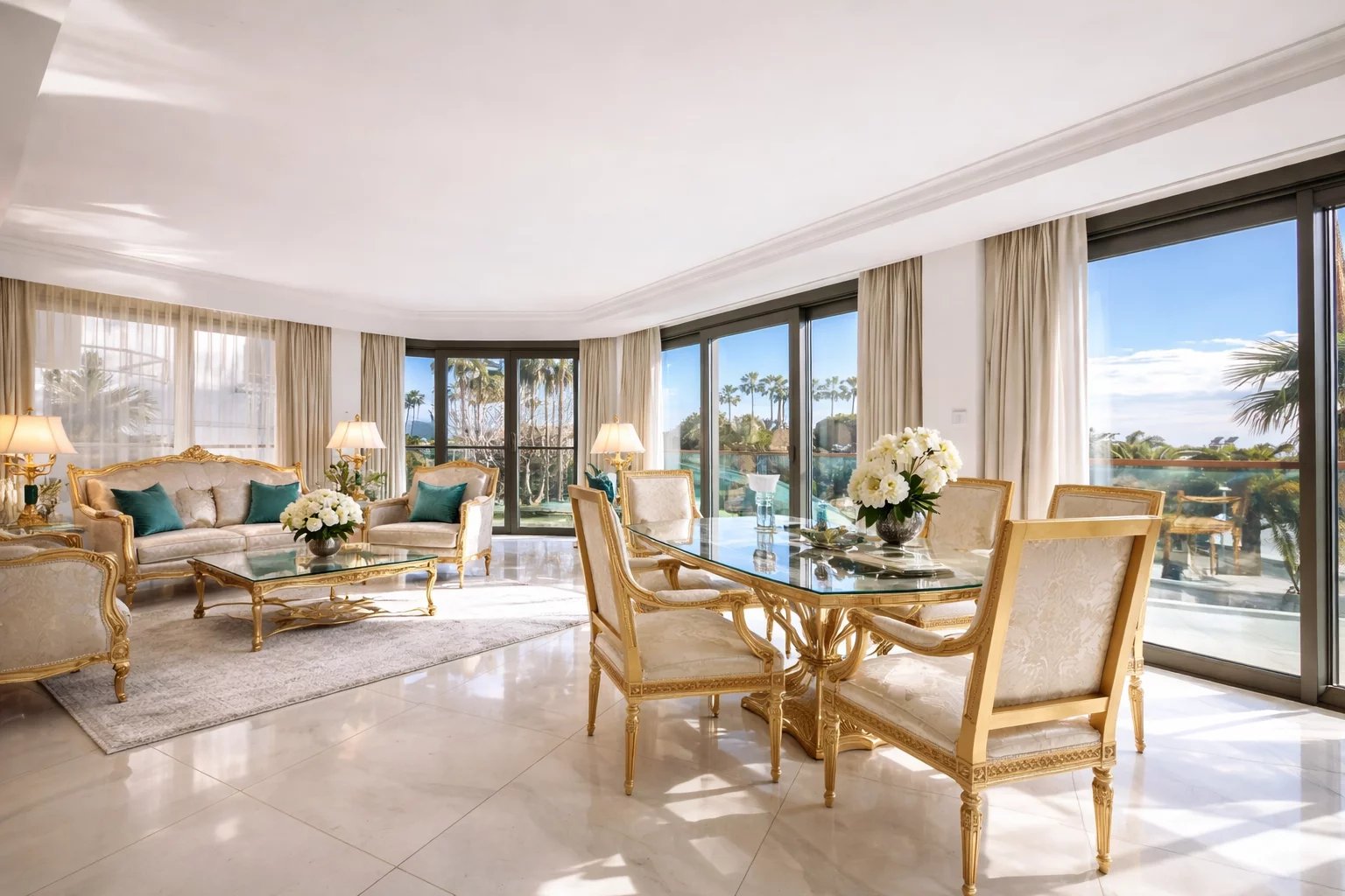 CANNES – 7 CROISETTE – 4 PIÈCES AVEC VUE MER