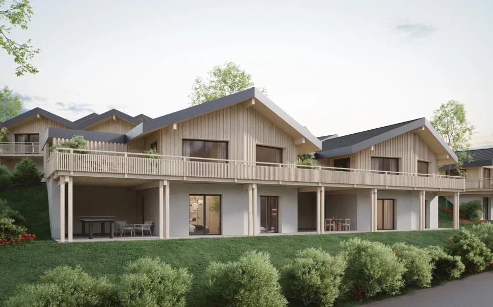 Chalets contemporains à Mollens Promotion Les Martelles
