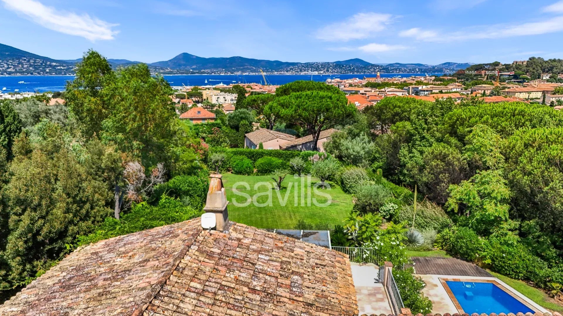 Villa provençale avec vue mer à Saint-Tropez - proche du centre