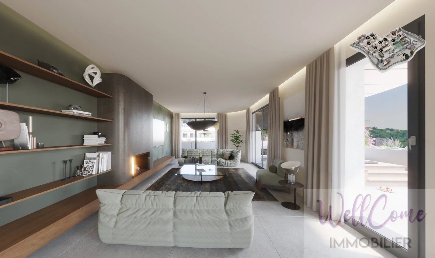 VEFA - Appartement T6 de 236m² en Attique (2 box inclus) - Les Nouveaux Thermes