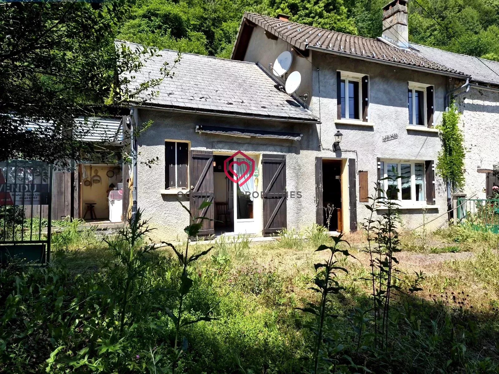 Maison dans un hameau de montagne