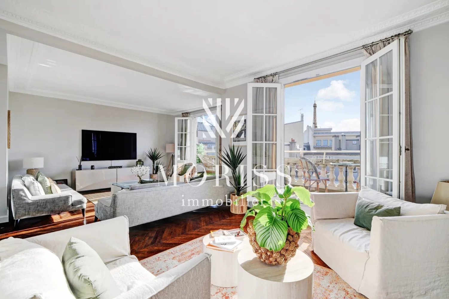 4 PIÈCES / DERNIER ÉTAGE / VUE TOUR EIFFEL / EXTÉRIEURS / COUP D - Image Array