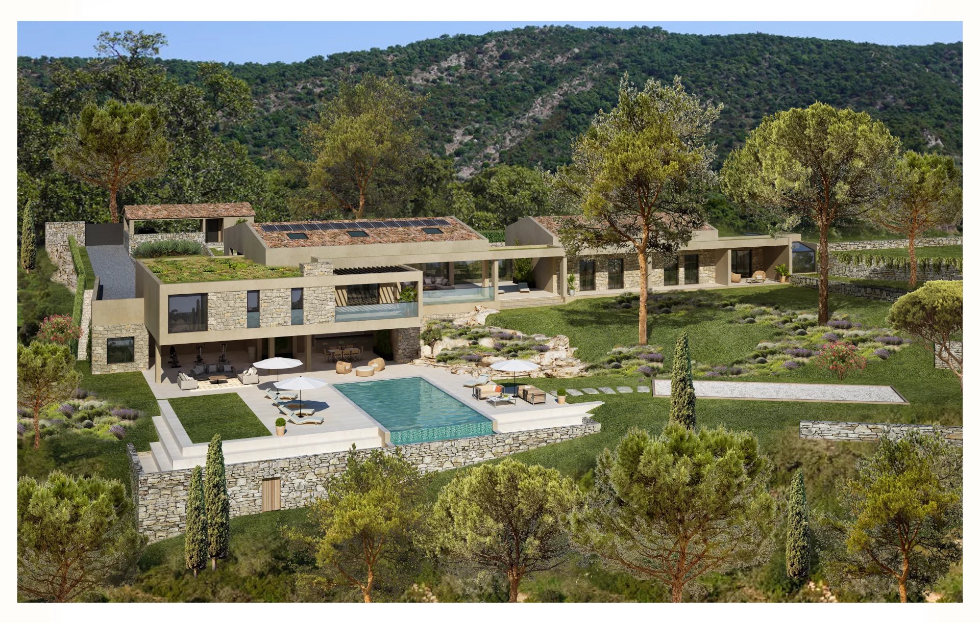 TERRE BLANCHE TOURRETTES | TERRAIN 7740 m2 | PERMIS CONSTRUIRE PURGÉ