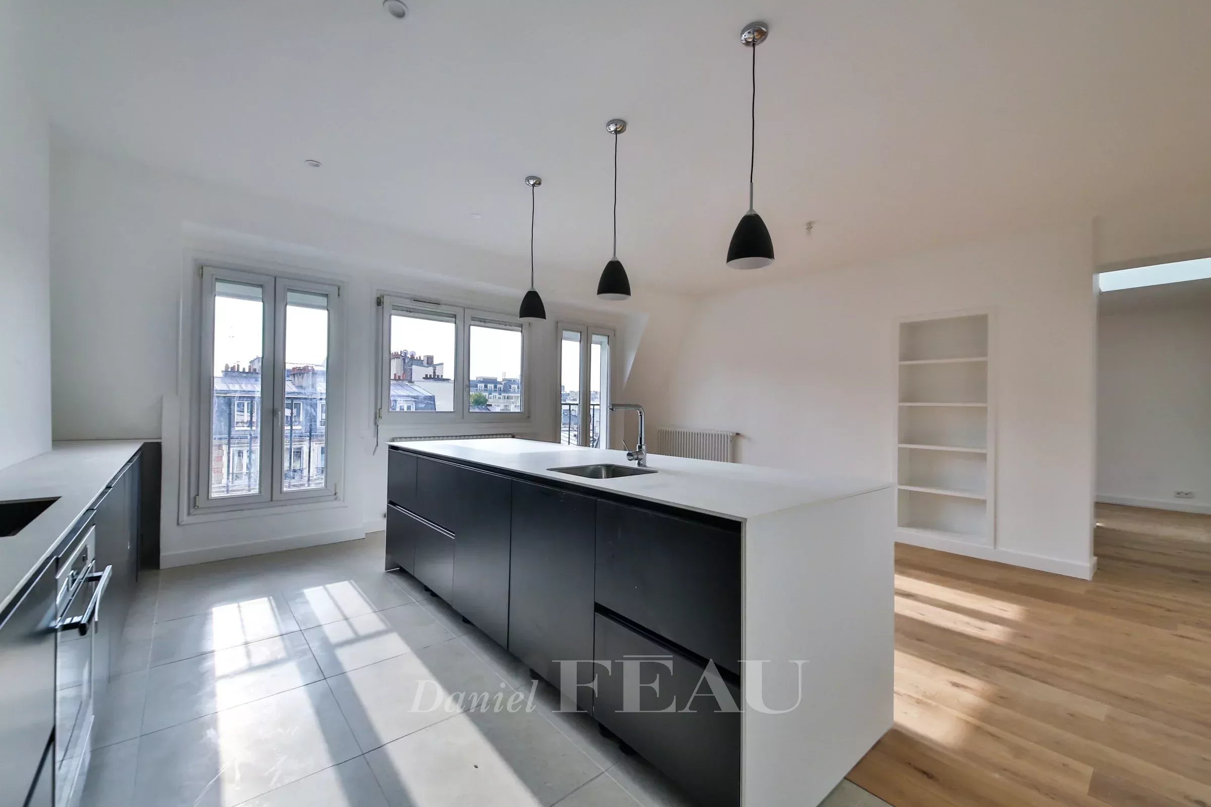 Kitchen Tile Wooden floor