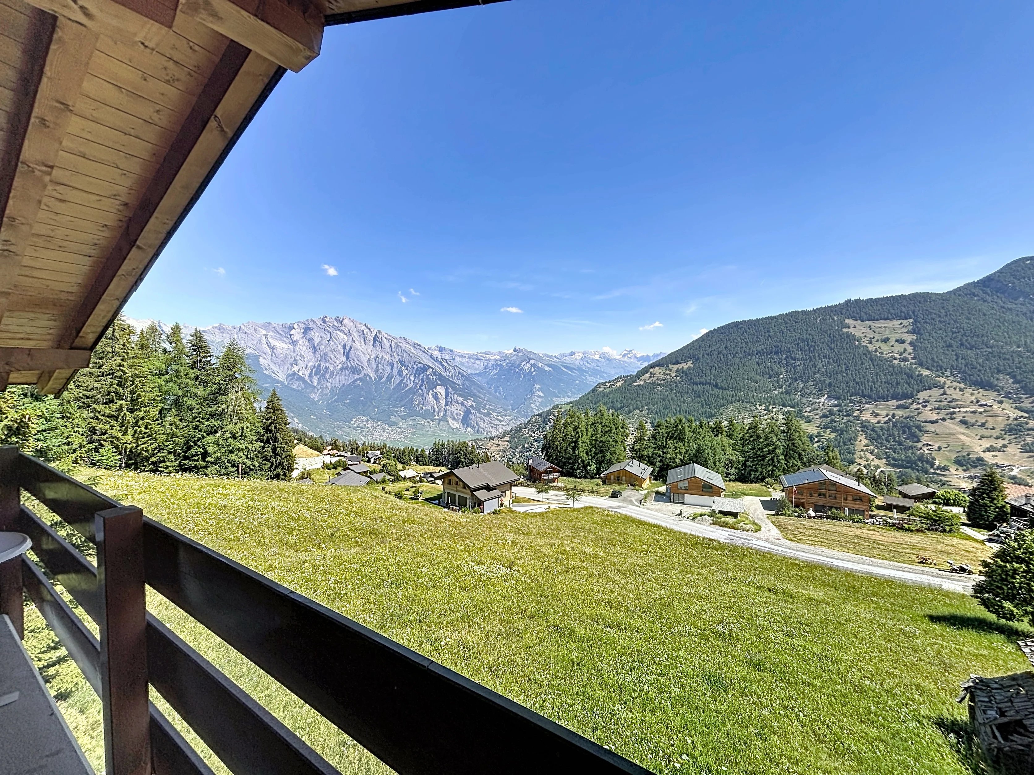 Chalet avec vue à couper le souffle