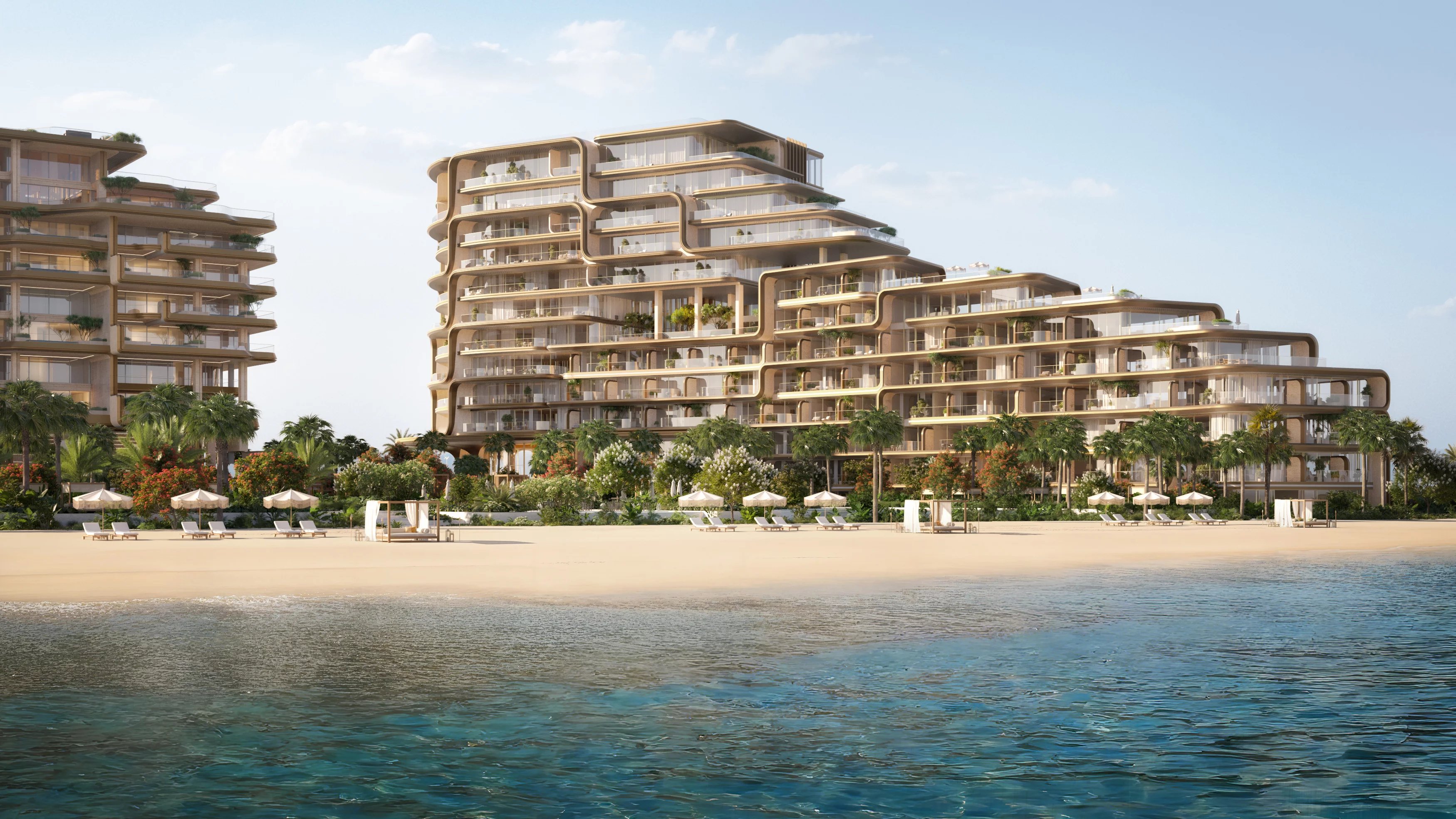 3 lits simplex à l'Alba Residences, Palm Jumeirah