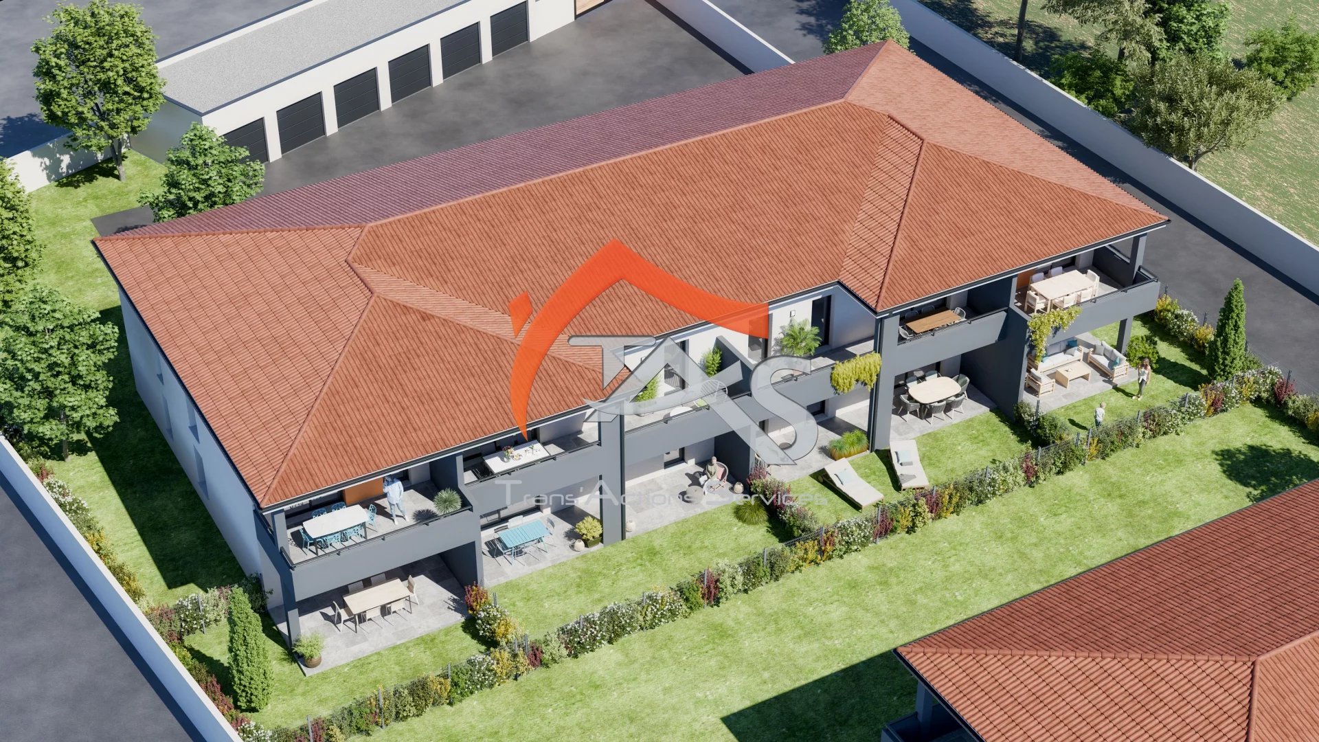 Appartement de 90m², 3 chambres avec terrasse et jardin - Photo 2